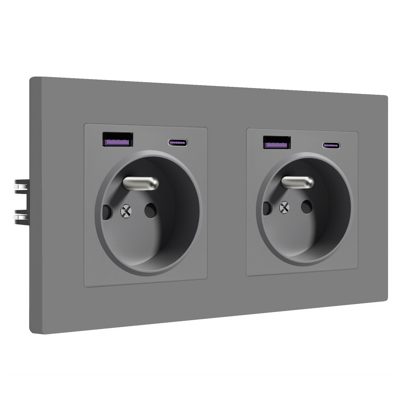 BSEED Heritage Series French Wall Socket with 20W USB-C with Claws Power Outlets & Sockets Bseedswitch 