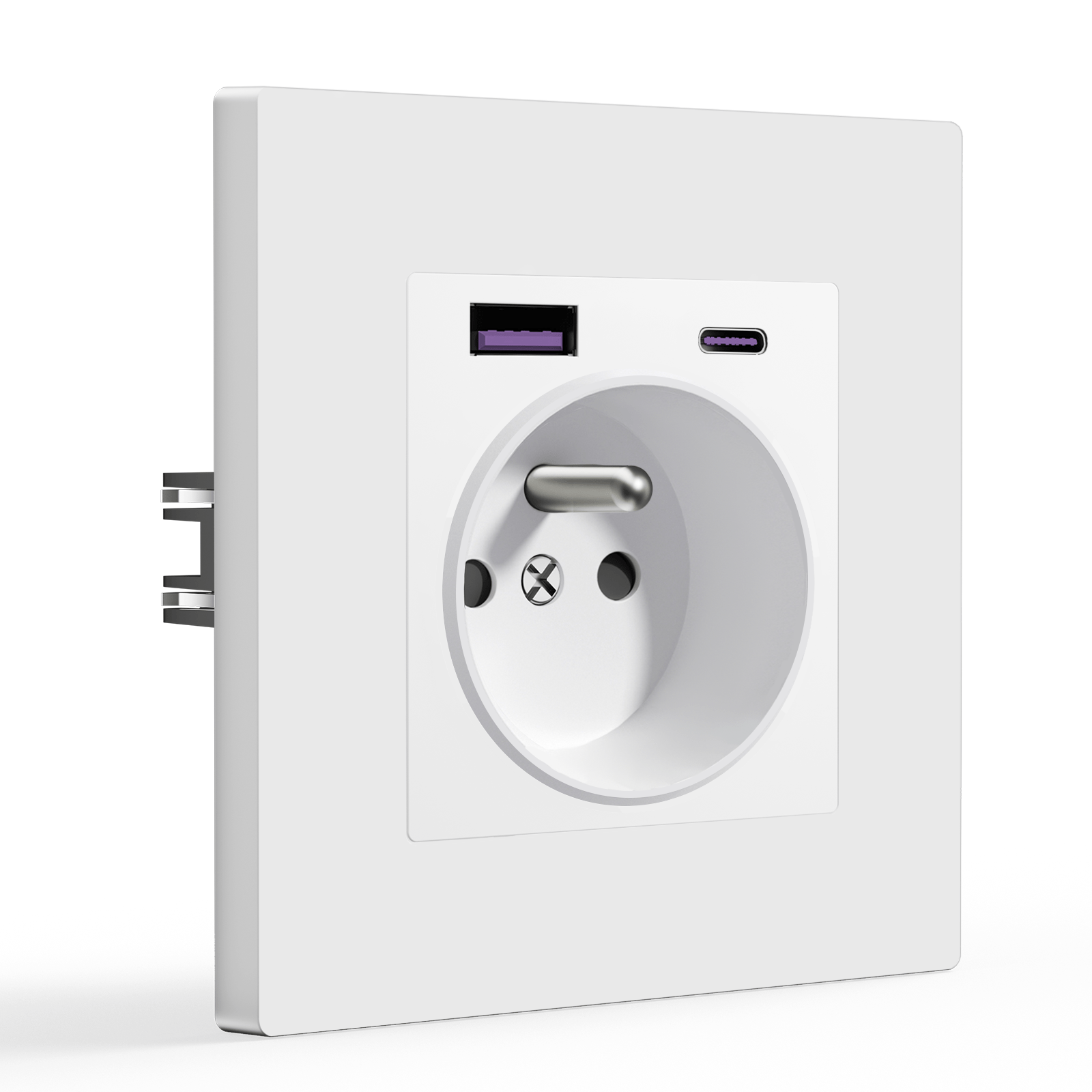 BSEED Heritage Series French Wall Socket with 20W USB-C with Claws Power Outlets & Sockets Bseedswitch 
