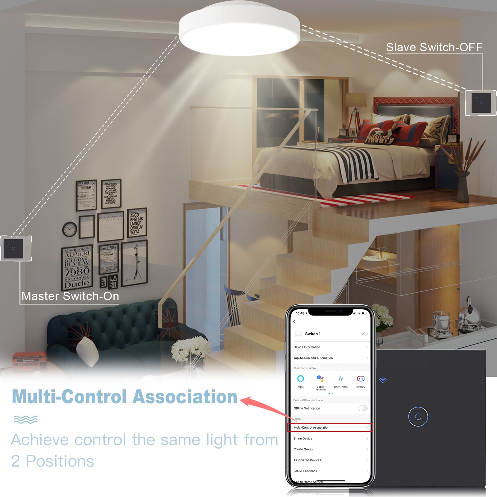 Bseed Smart Matter Wifi Light Switch Electrical Wall Light switches Light Switches Bseedswitch 