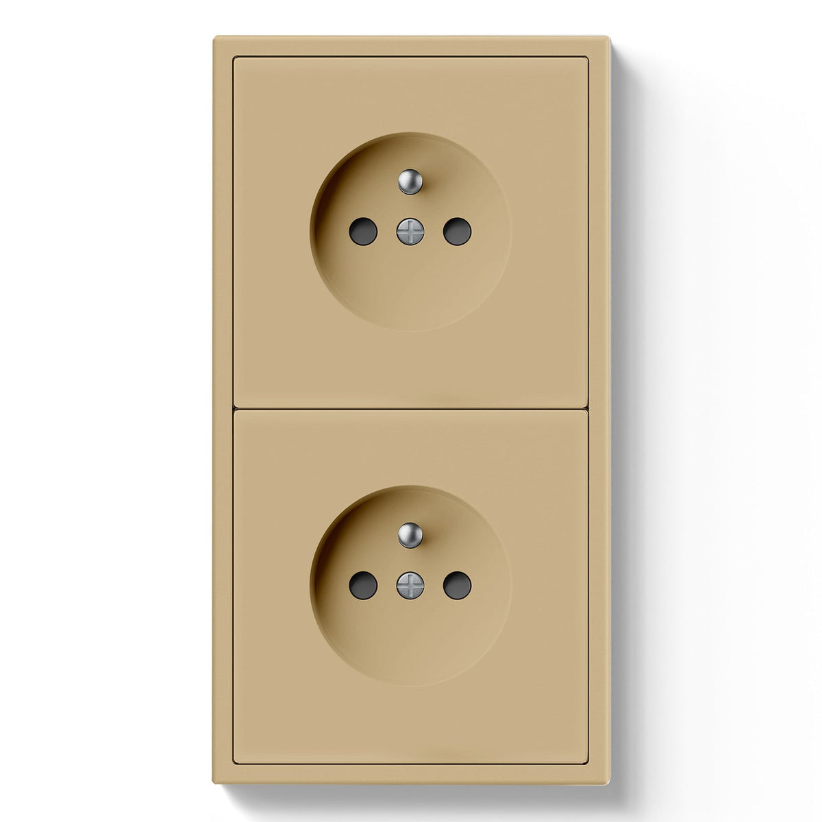 Grand Series Electric Wall French Standard Wall Socket 16A with Claws Power Outlets & Sockets Bseedswitch Gold Double 