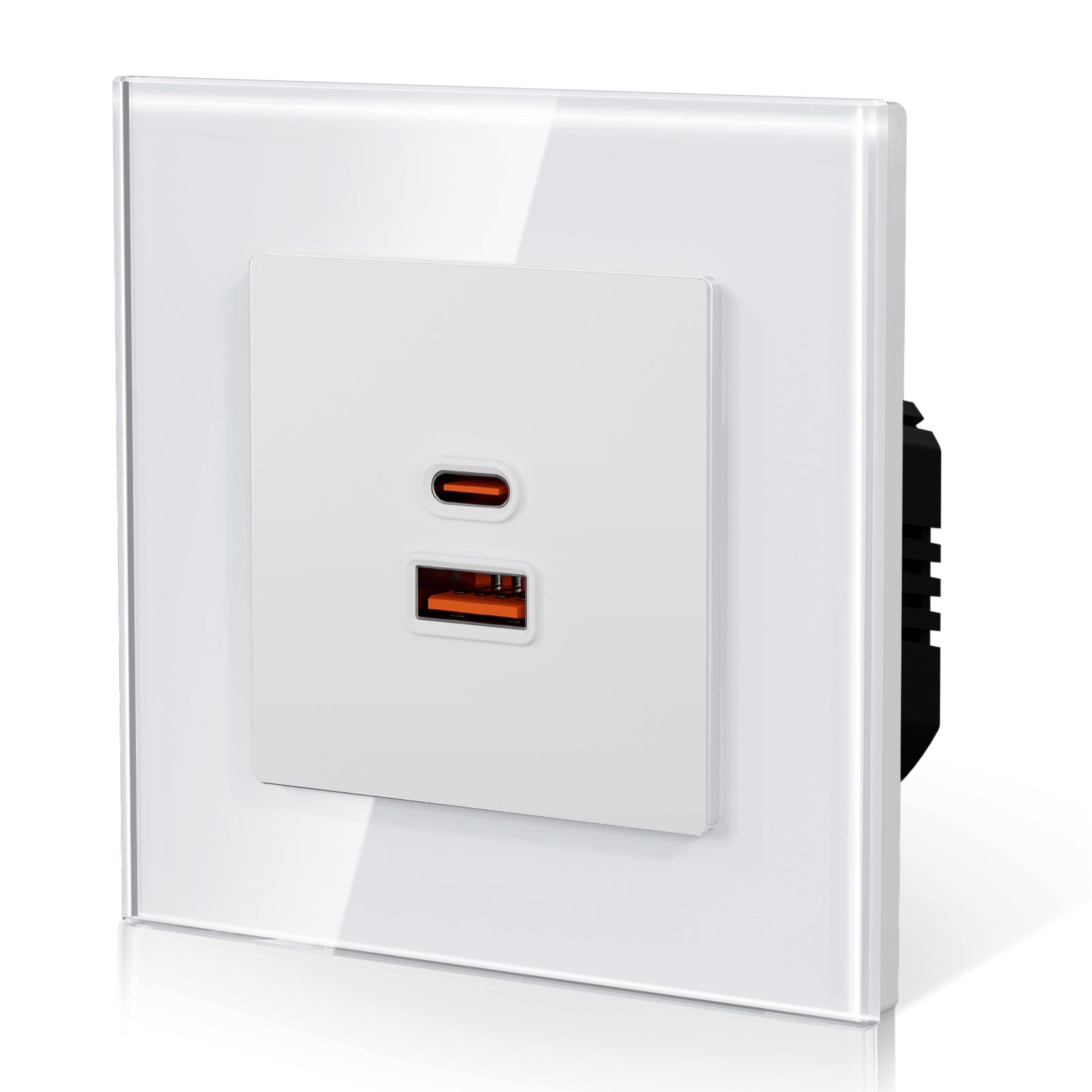 BSEES Heritage USB C 65W Fast Charge Socket PD3.0 Protocols Socket Wall Socket With Fast Charge usb Power Outlets & Sockets Bseedswitch White 