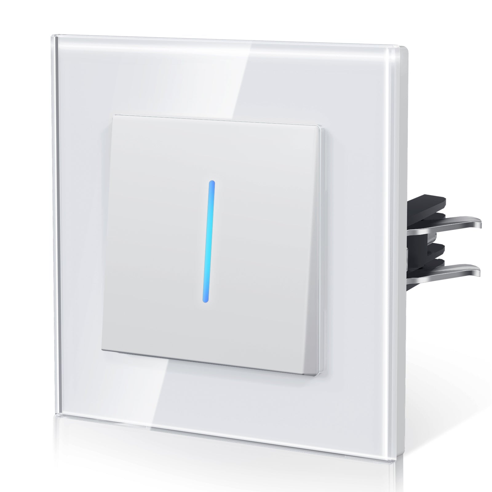 Bseed Echo Series Light Switch Glass Panel With Clamping technology with Neon Light Switches Bseedswitch 