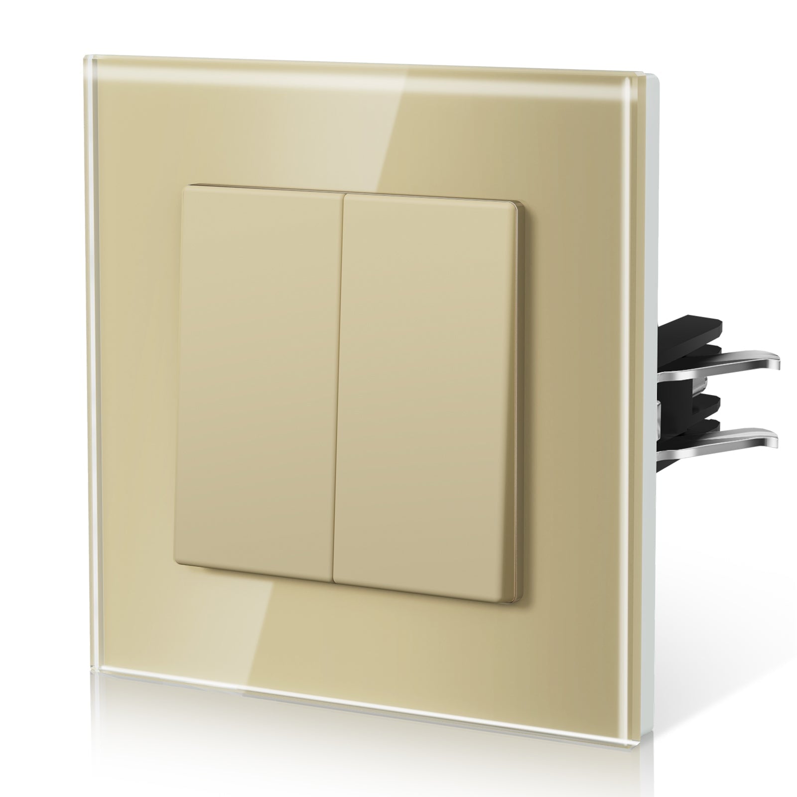 Bseed Echo Series Light Switch Glass Panel With Clamping technology Toggle Switch Light Switches Bseedswitch 