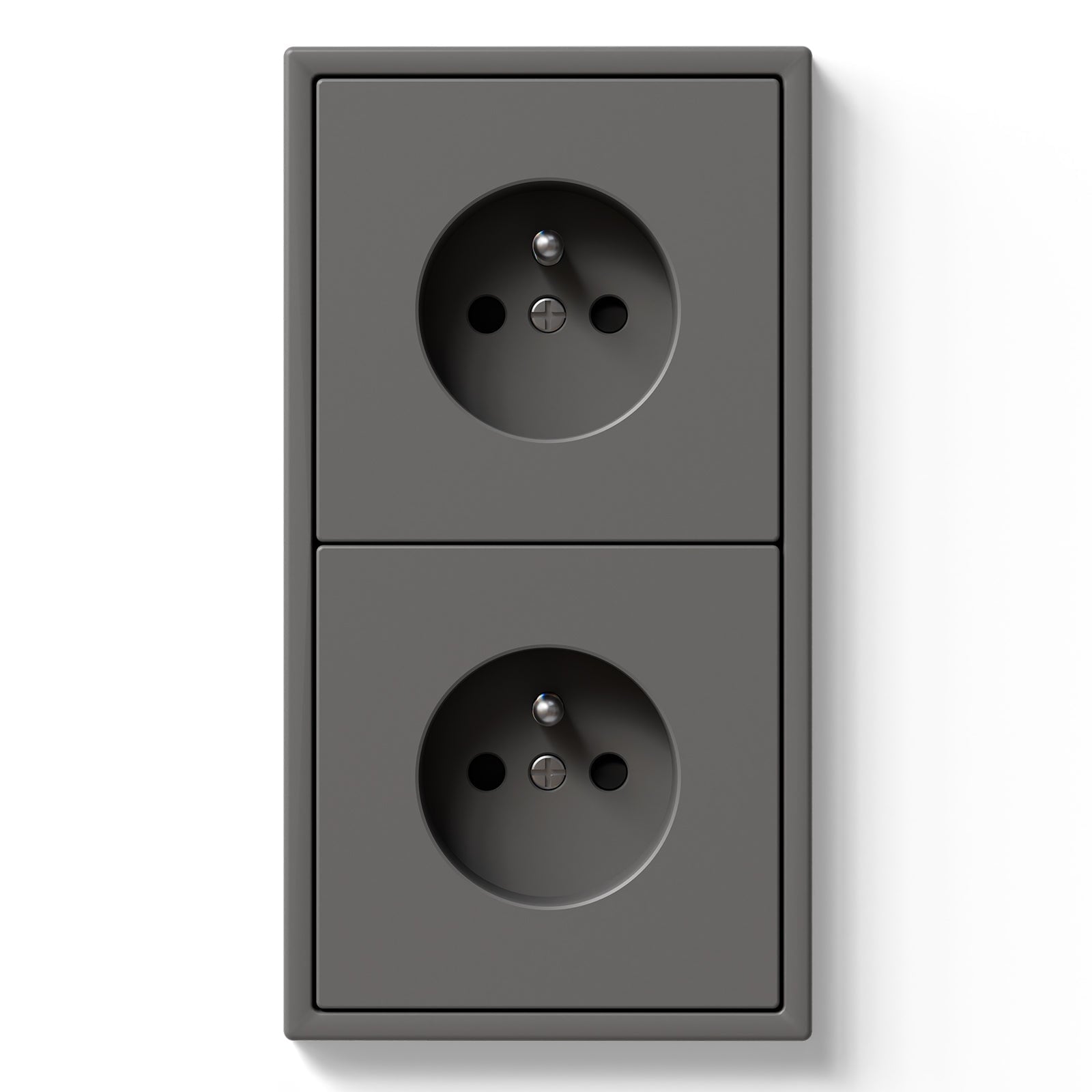 Grand Series Elektrische Wandsteckdose nach französischem Standard, 16A, mit Krallen, Steckdosen & Schalter von Bseed 