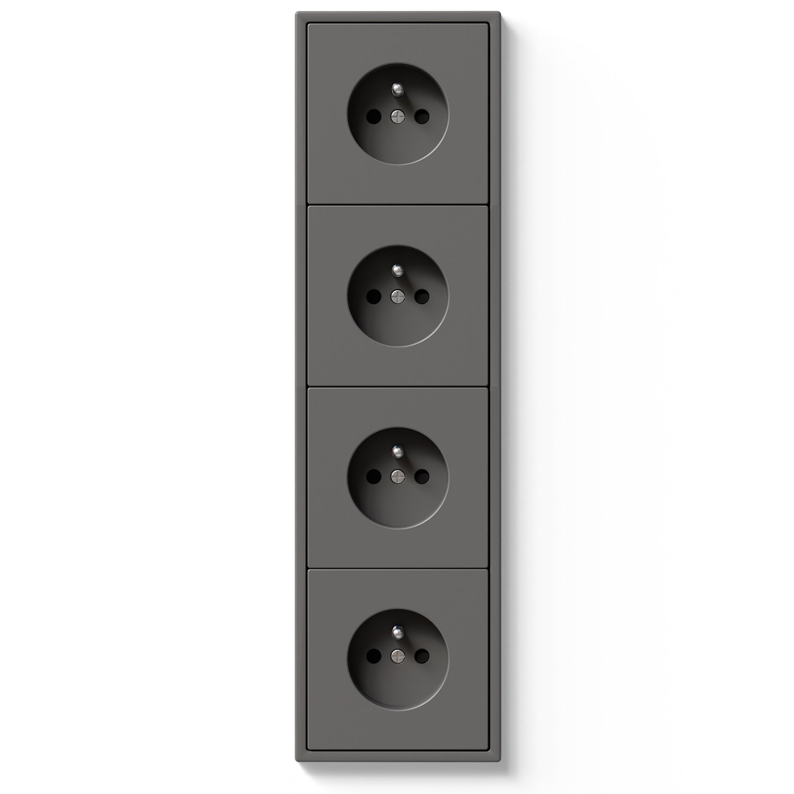 Grand Series Elektrische Wandsteckdose nach französischem Standard, 16A, mit Krallen, Steckdosen & Schalter von Bseed 