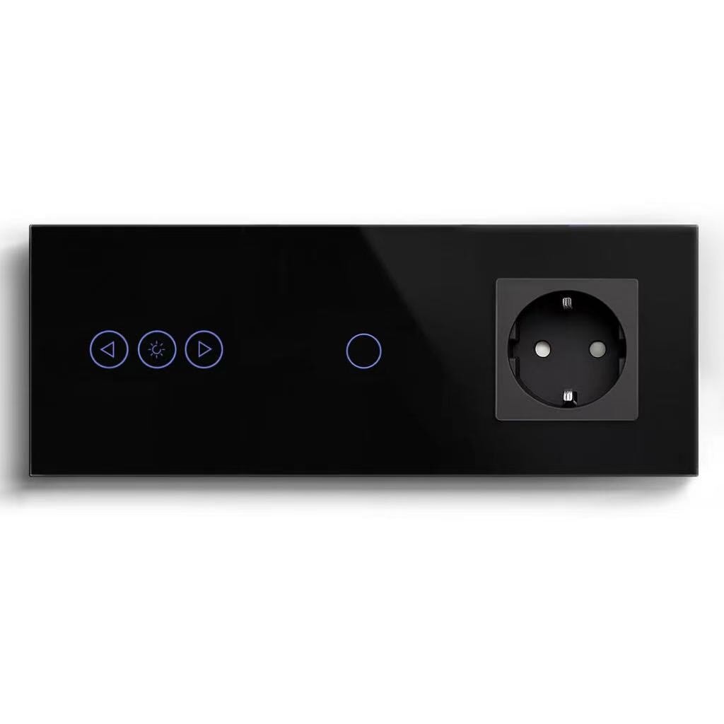 BSEED Product Customization Bseedswitch zigbee dimmer switch with zigbee 1gang switch with eu socket 