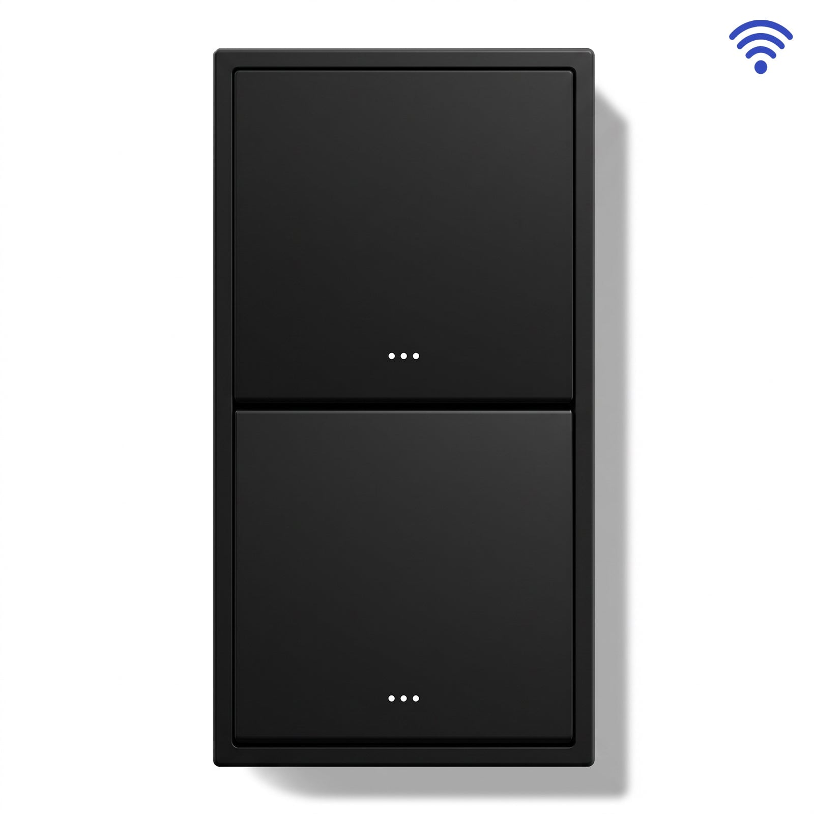 BSEED Gand Series Smart Wifi Light Switch (With Neutral) Recessed light switches Double Switch Light Switches Bseedswitch Black 1 Gang 