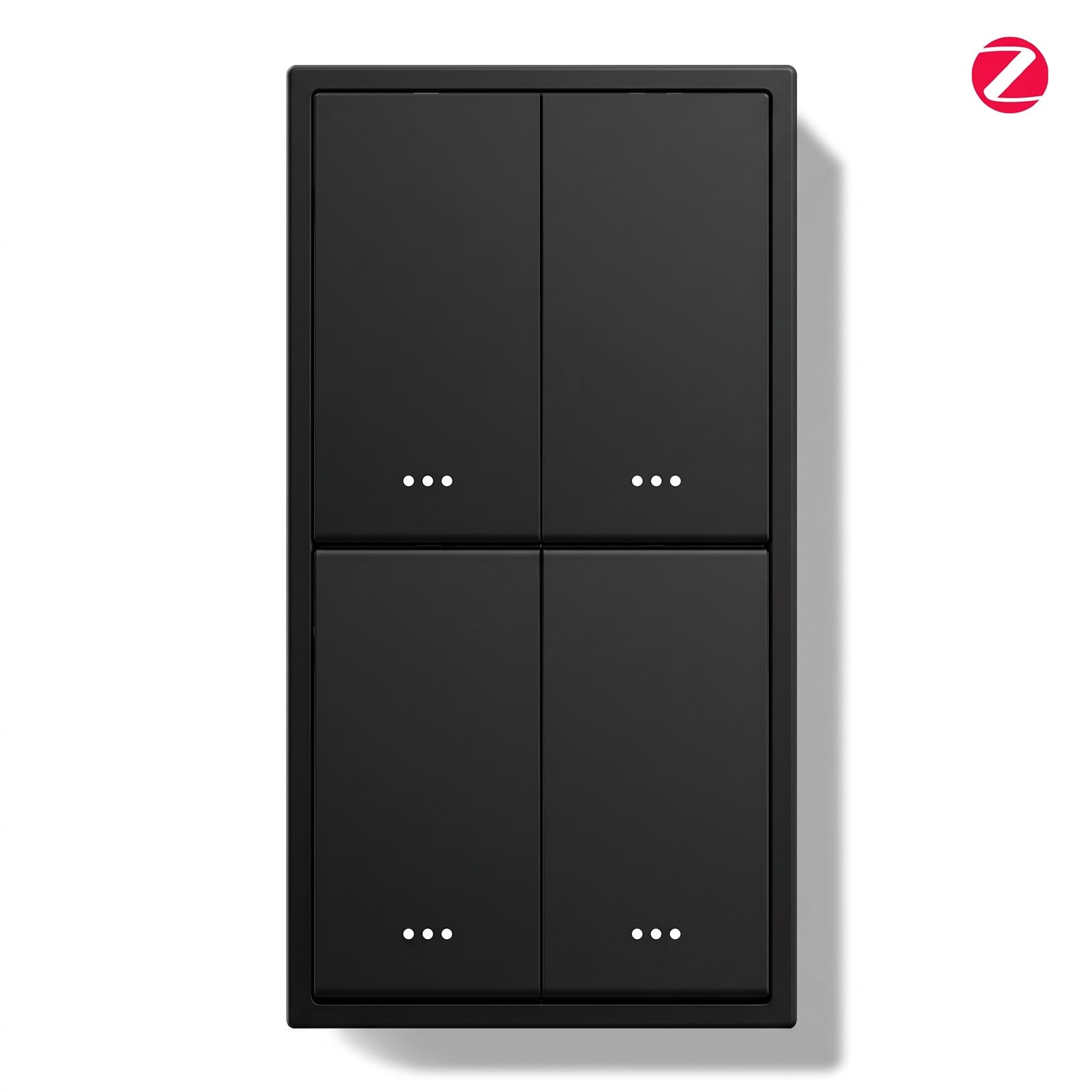 BSEED Gand Series Zigbee Light Switch (With Neutral) Recessed light switches Double Switch Light Switches Bseedswitch Black 2 Gang 