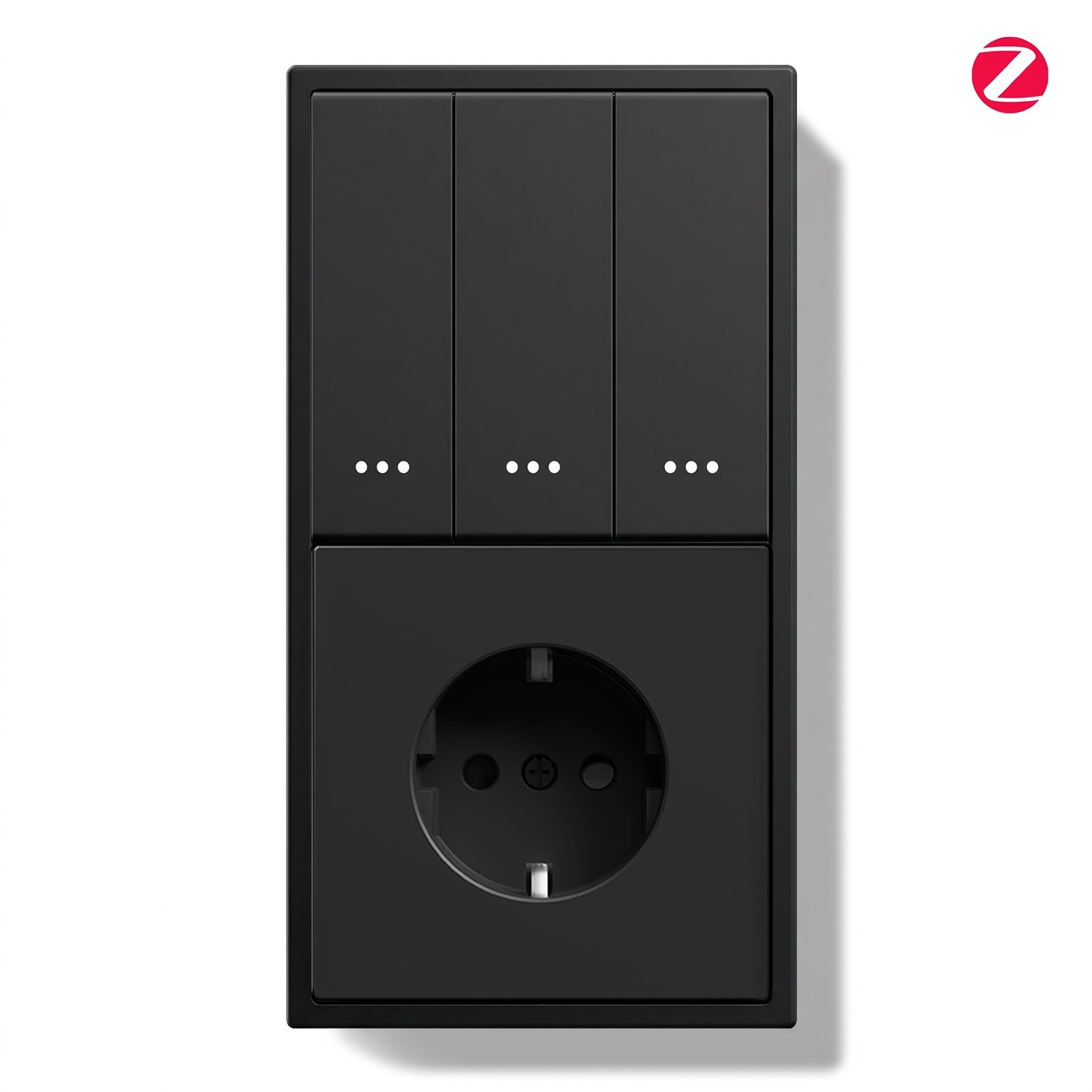 BSEED Gand Series Zigbee Light Switch (With Neutral) with Normal Eu Socket