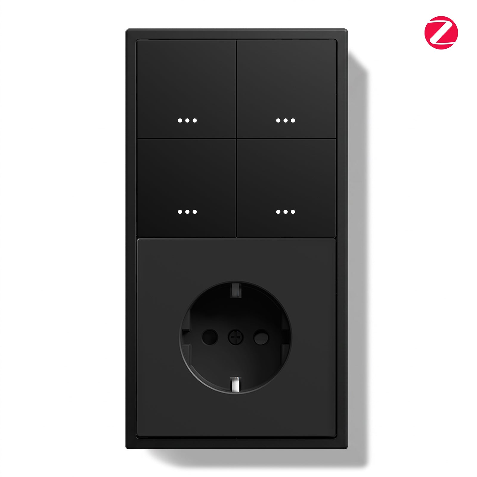 BSEED Gand Series Zigbee Light Switch (With Neutral) with Normal Eu Socket