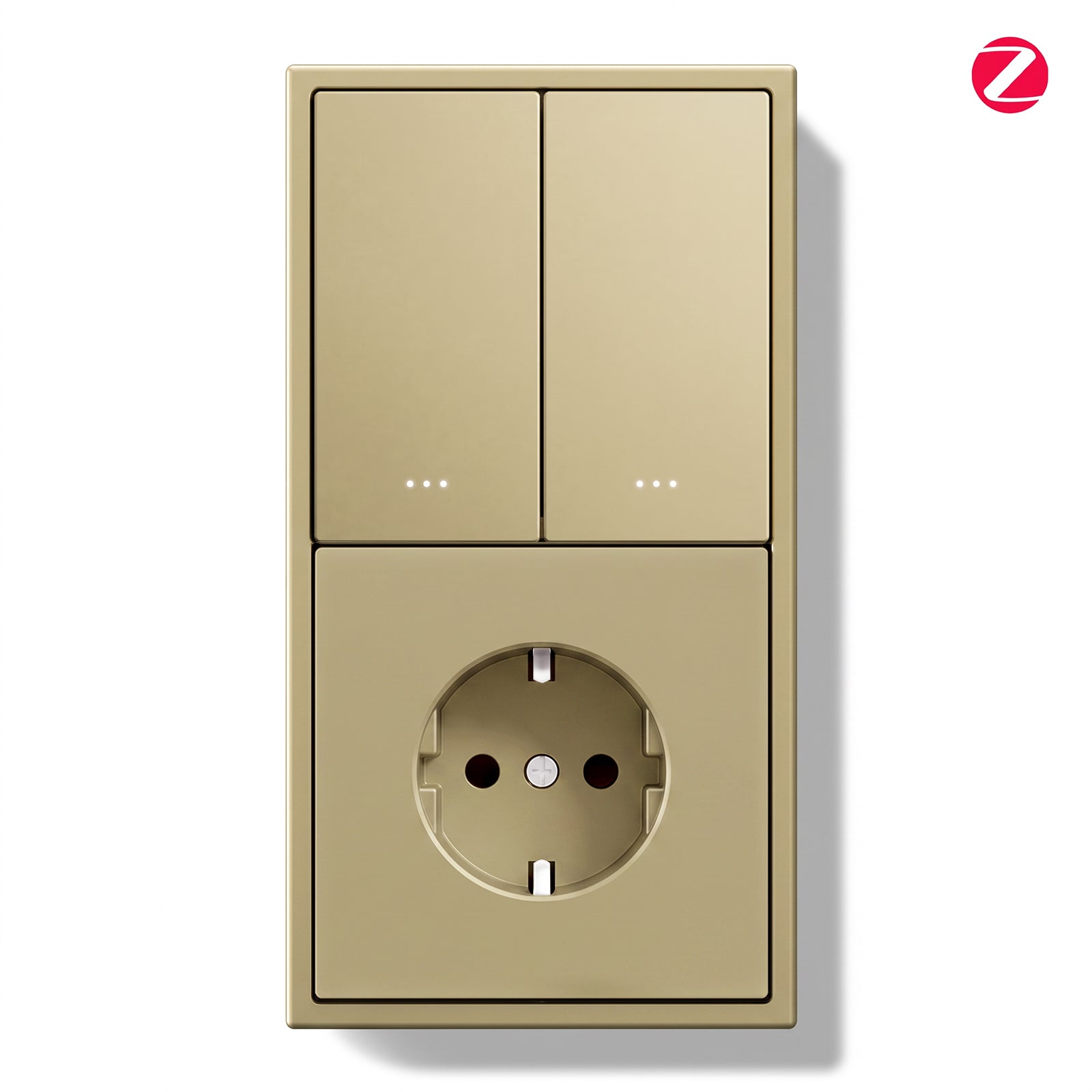 BSEED Gand Series Zigbee Light Switch (With Neutral) with Normal Eu Socket