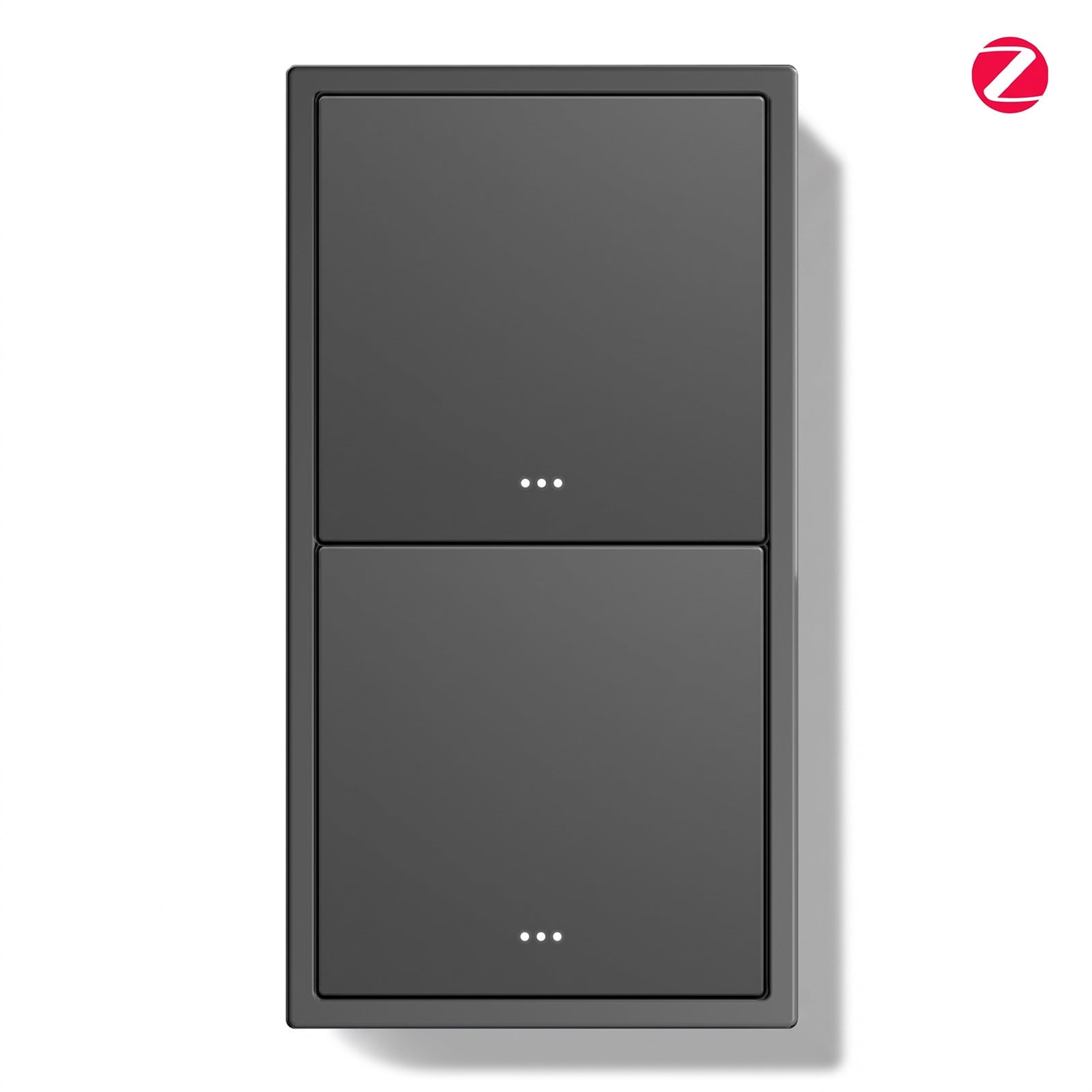 BSEED Gand Series Zigbee Light Switch (With Neutral) Recessed light switches Double Switch Light Switches Bseedswitch Grey 1 Gang 