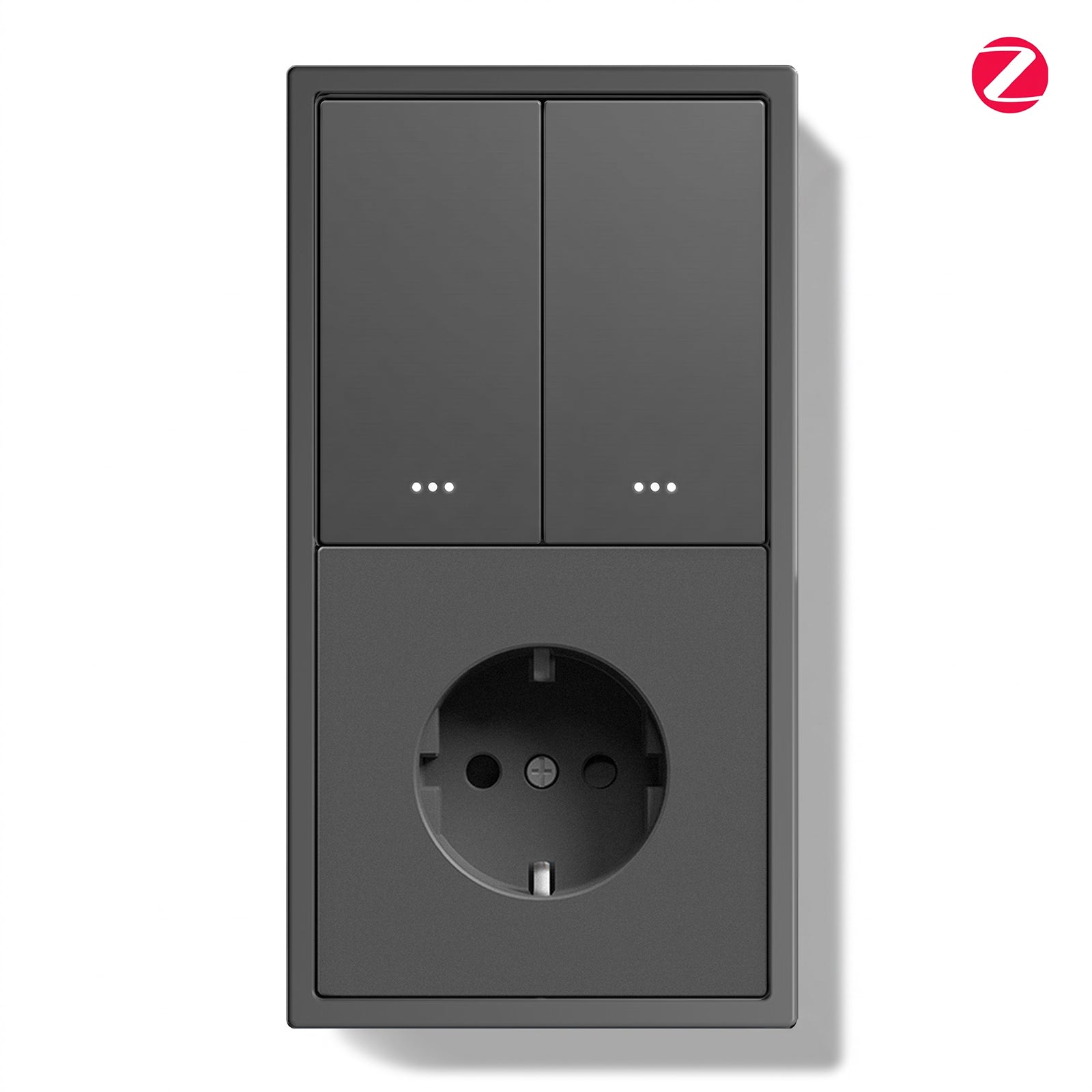 BSEED Gand Series Zigbee Light Switch (With Neutral) with Normal Eu Socket