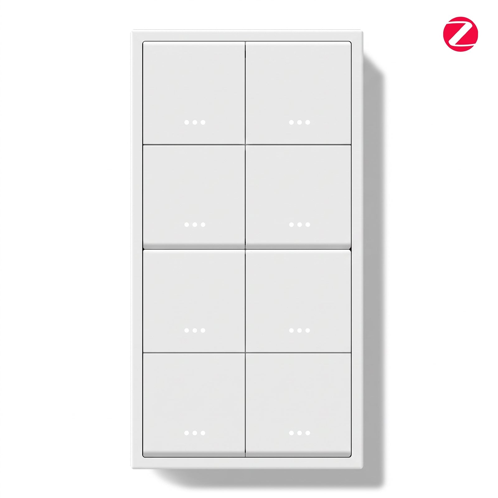 BSEED Gand Series Zigbee Light Switch (With Neutral) Recessed light switches Double Switch Light Switches Bseedswitch White 4 Gang 
