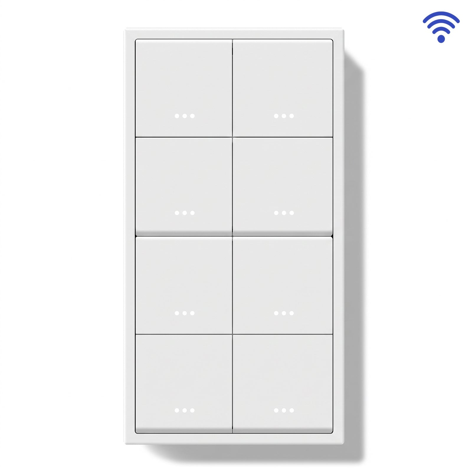 BSEED Gand Series Smart Wifi Light Switch (With Neutral) Recessed light switches Double Switch Light Switches Bseedswitch White 4 Gang 