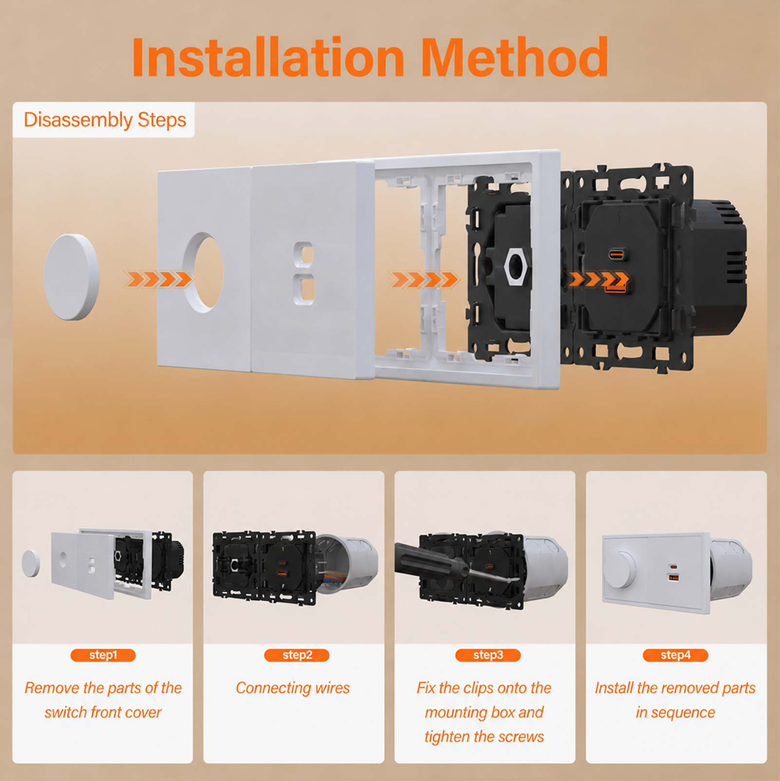 Grand Series Dimmer Switch Rotating Switch with Clamping Technology 500W dimmer switch Bseedswitch 