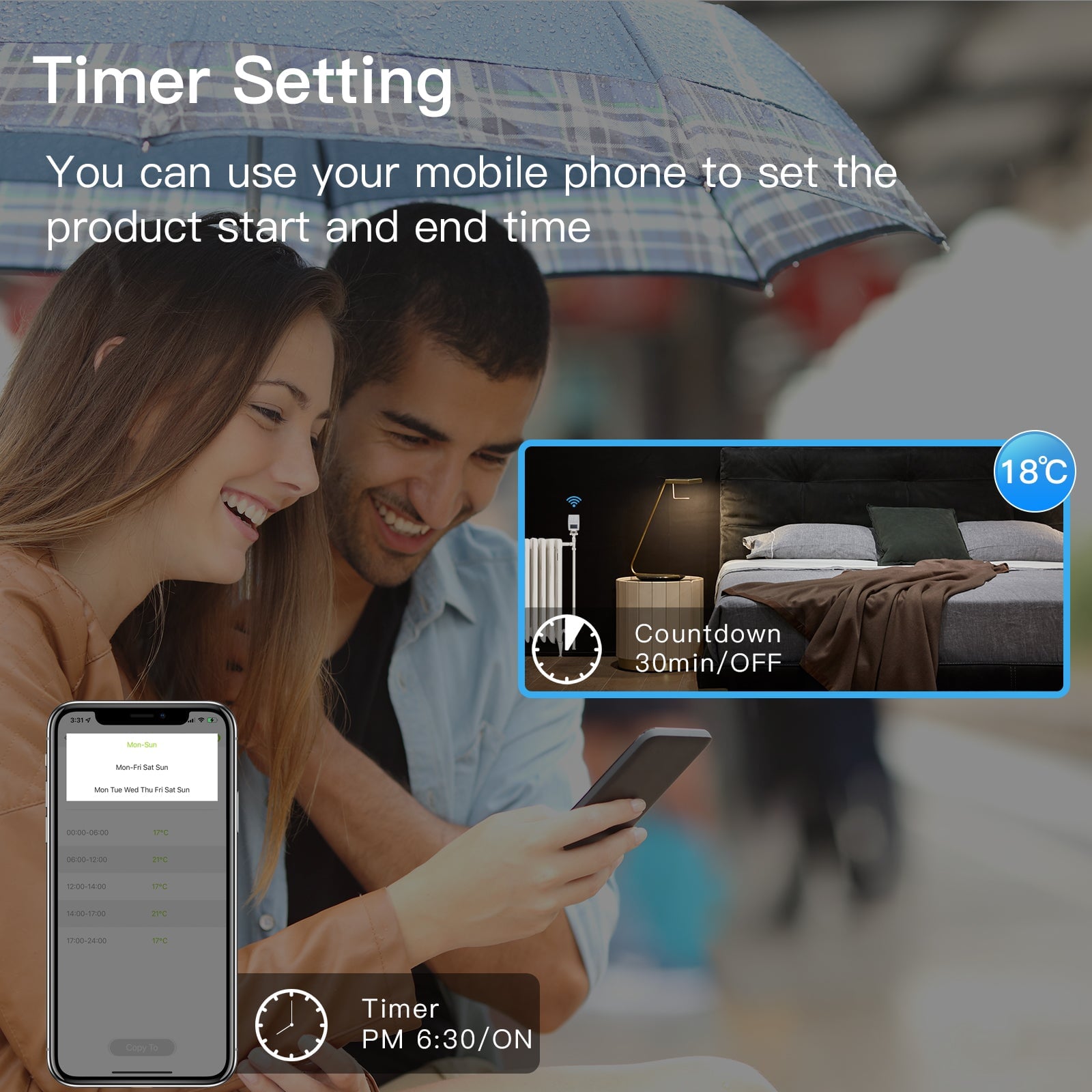 BSEED ZigBee3.0 Thermostatic Valve Smart Radiator Actuator Programmable Temperature Controller 恒温器 Bseedswitch 