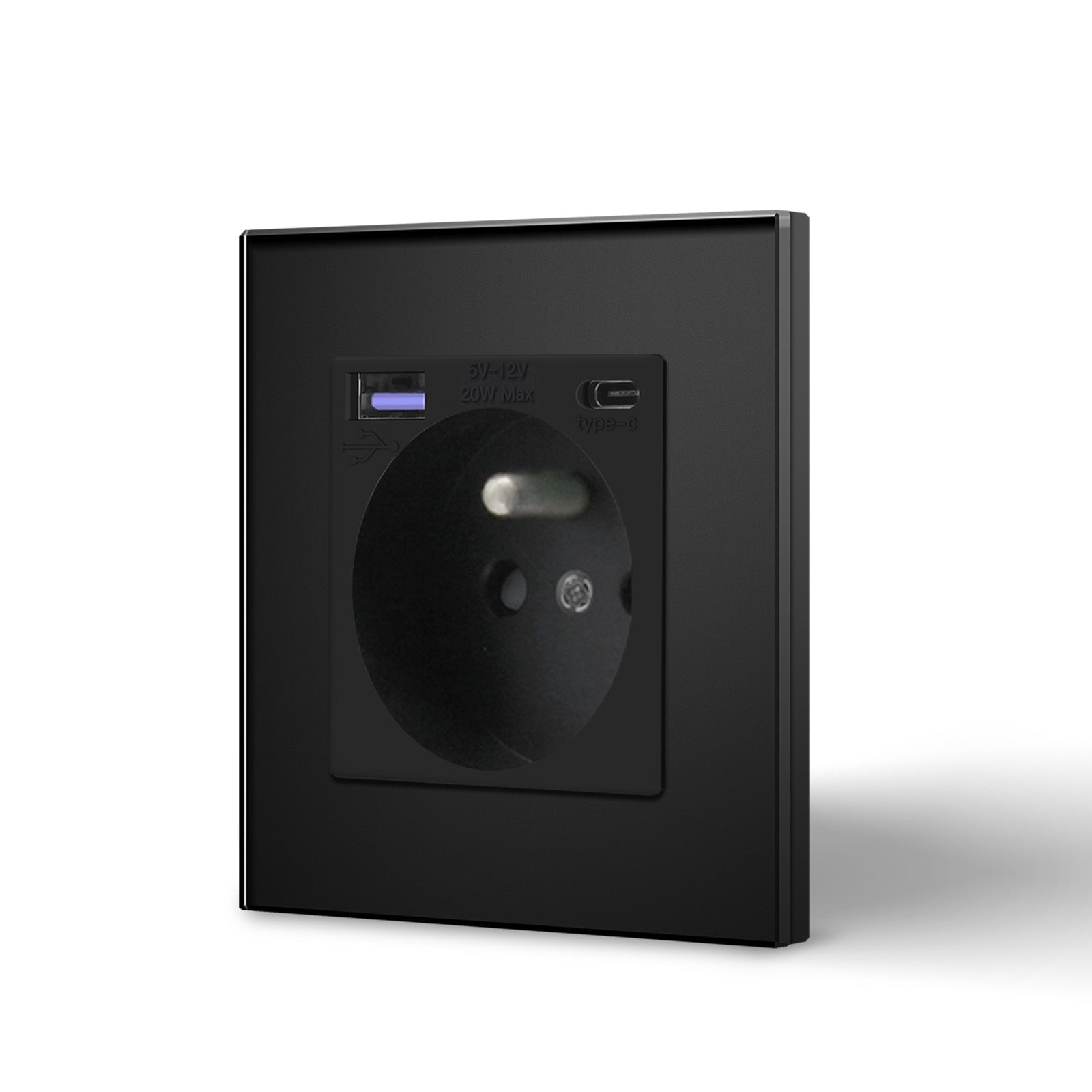 BSEED FR sockets with 20W PD Fast Charge Type-C Interface Outlet Wall Socket Power Outlets & Sockets Bseedswitch 
