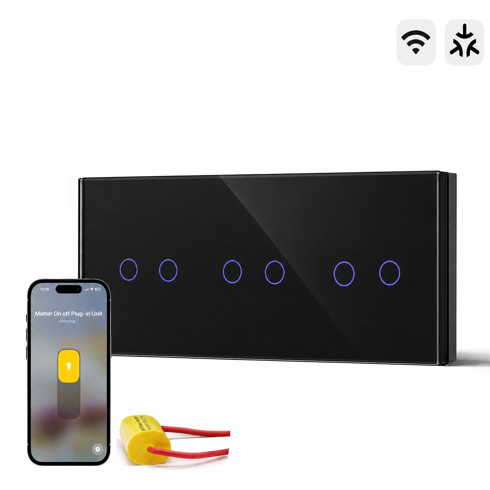 Bseed Smart Matter Wifi Light Switch Triple Light Module Electrical Wall Light switches