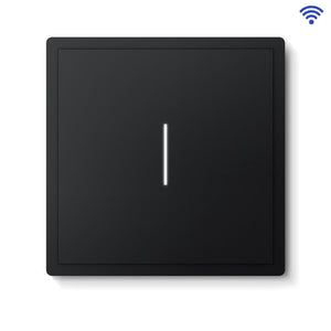 BSEED Scale Series Smart Wifi Light Switch (With Neutral) Light Switches Bseedswitch Black 1 PCS/Pack 1 Gang