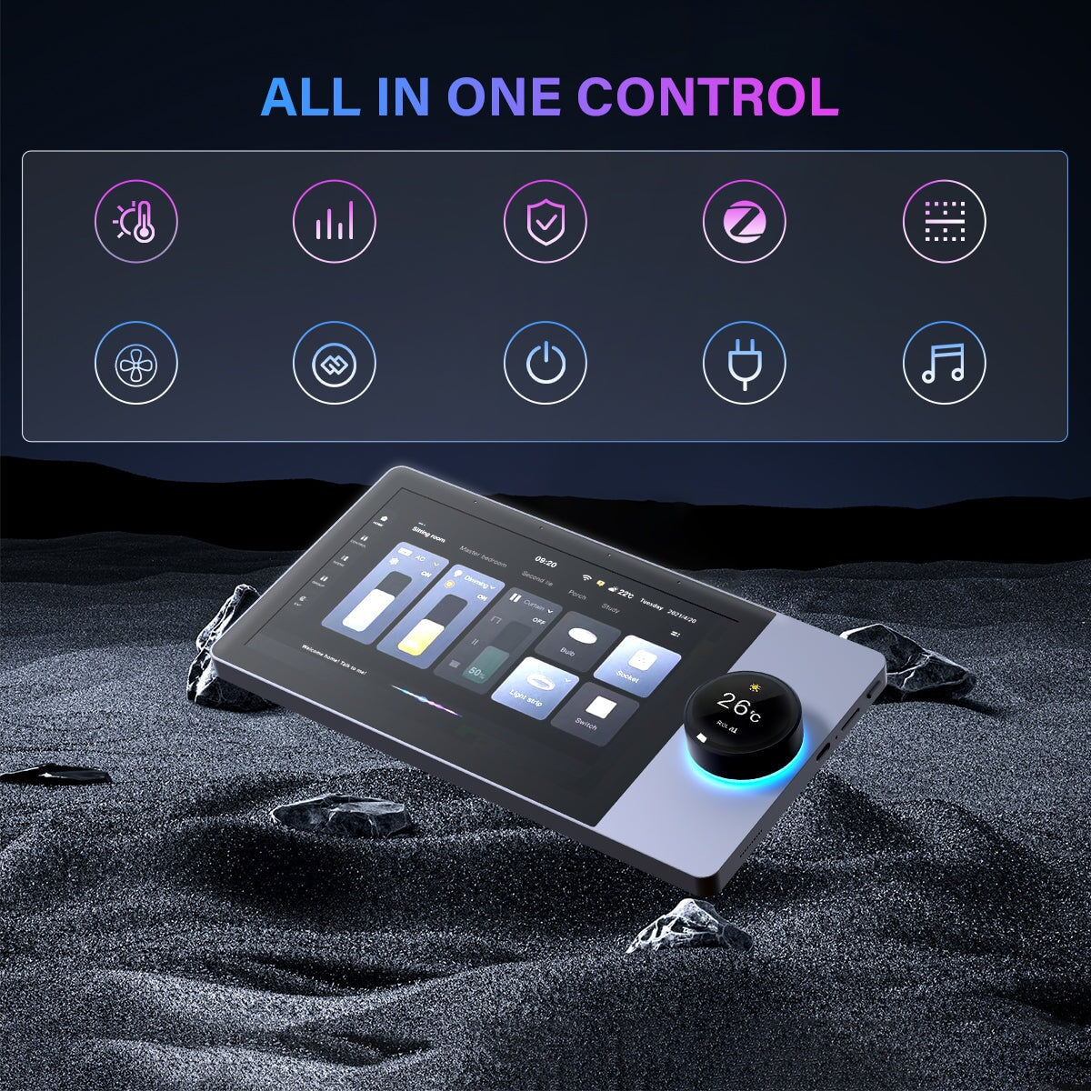 BSEED 8 inch smart panel electrical for home Multi-functional Control Panel EU standard central control panel Bseedswitch 