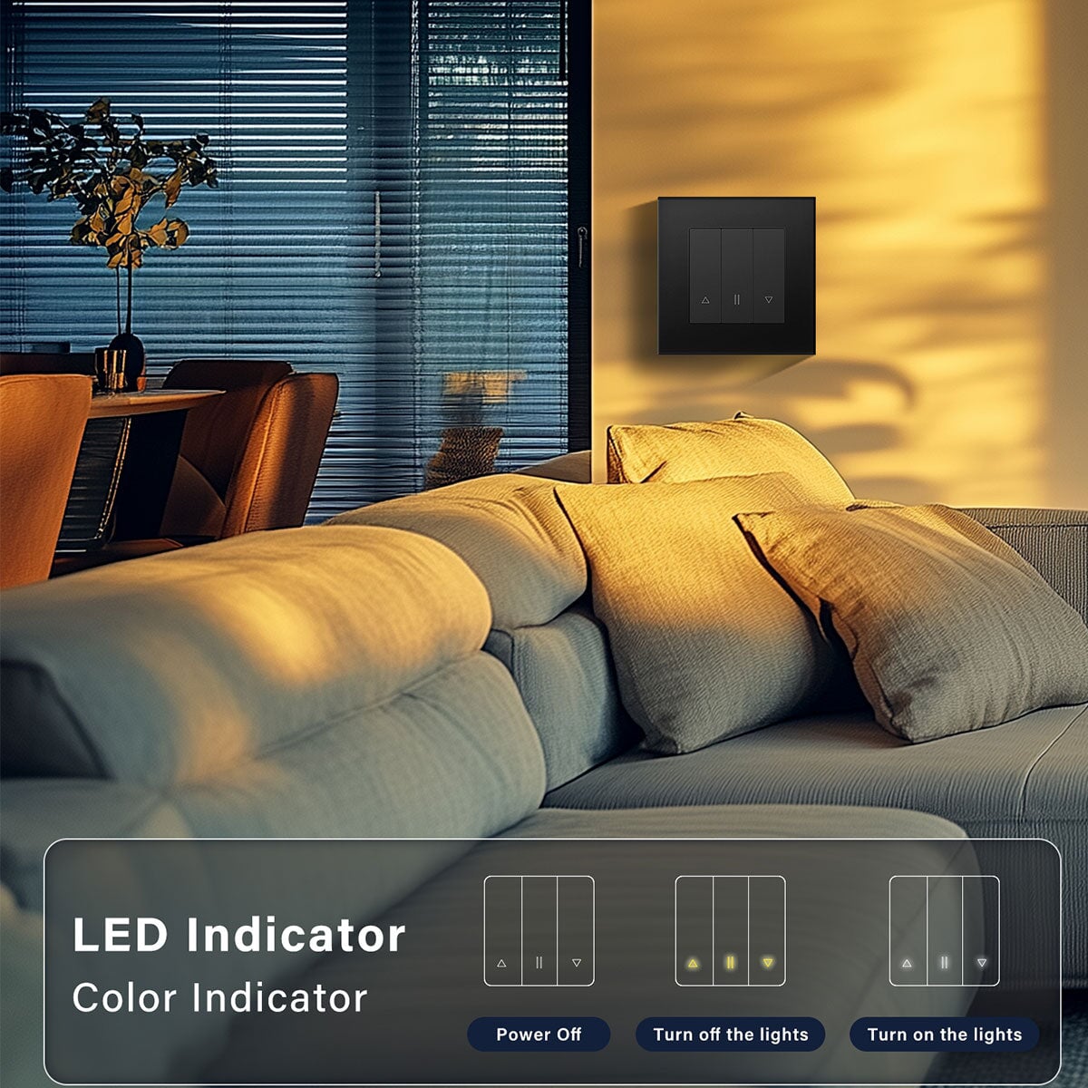 Bseed Echo Smart Wifi Roller Shutter Switch Work with Tuya Alex Google Assistant Blind Switch Home Automation Kits Bseedswitch 