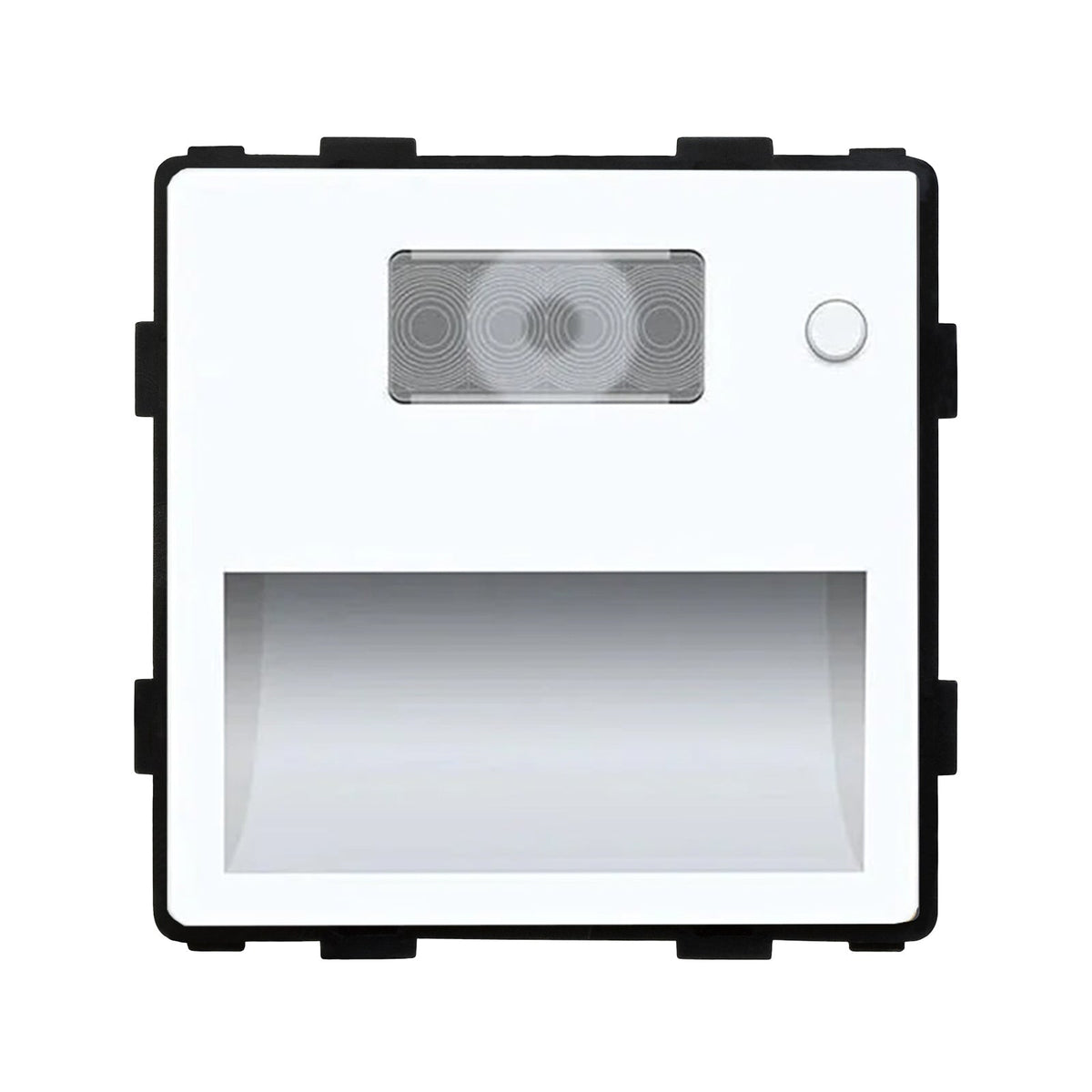 Bseed Crystal Glass Frames Socket Frame USB RJ45 Socket TV Satellite Wall Plug Function Parts DIY Free Combination White Color Power Outlets & Sockets Bseedswitch footlight 