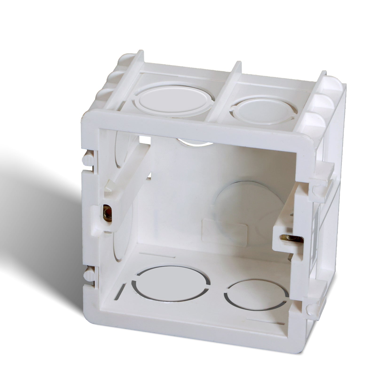 BSEED wandinbouwdoos, interne cassette voor schakelaars en stopcontacten, EU/UK-standaard 86-type, 1 stuk/verpakking, UK-standaard 