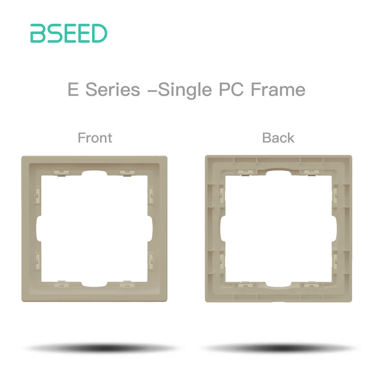 Grand Series DIY Part Customized free combinations Plastic Panels Cashmere color Power Outlets & Sockets Bseedswitch 1 Slot Panel 