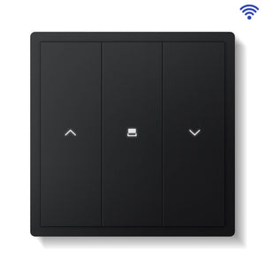 BSEED Scale Series Smart Wifi Roller Shutter Blind Switch Light Switches Bseedswitch Black 1 PCS/Pack 