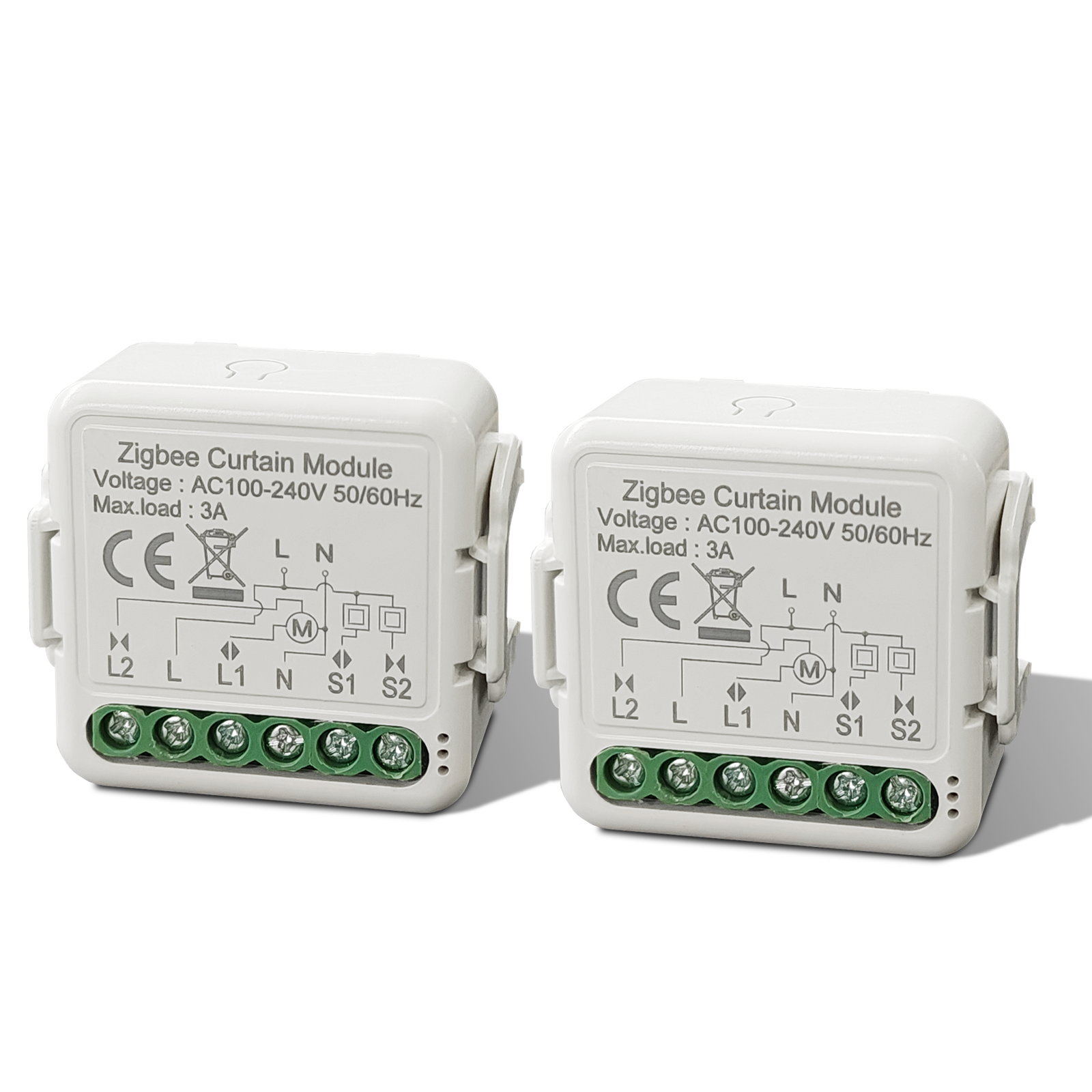 BSEED Smart Zigbee Curtain switch module smart switch for control of curtains blinds and shutters.