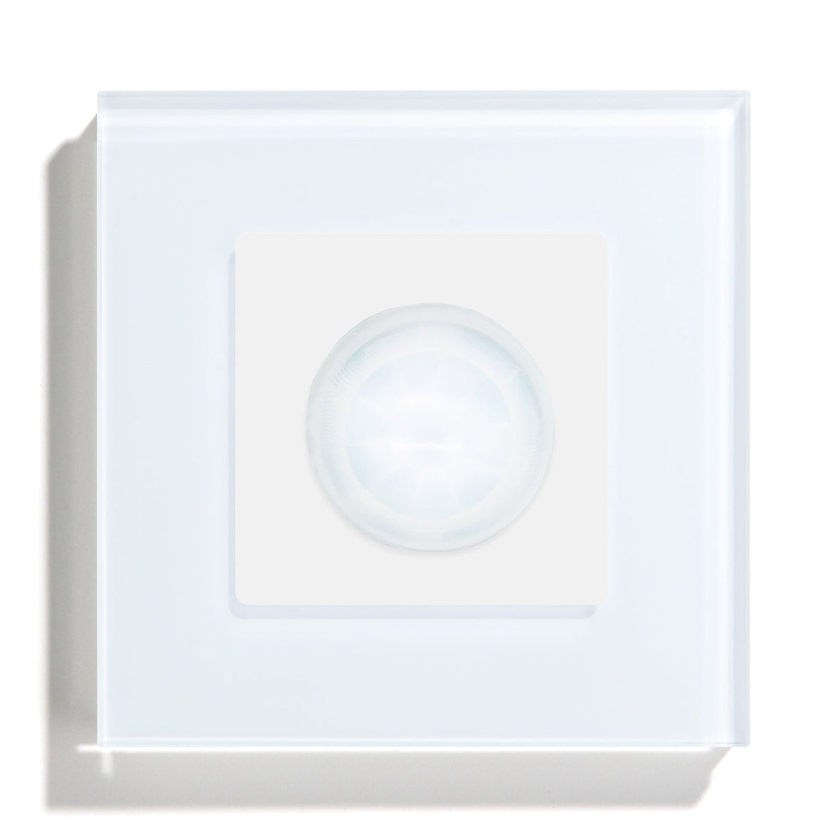 BSEED PIR Infrared Motion Body Sensor Switch Push Button Glass Mechanical LED Light Switches Light Switches Bseedswitch White 