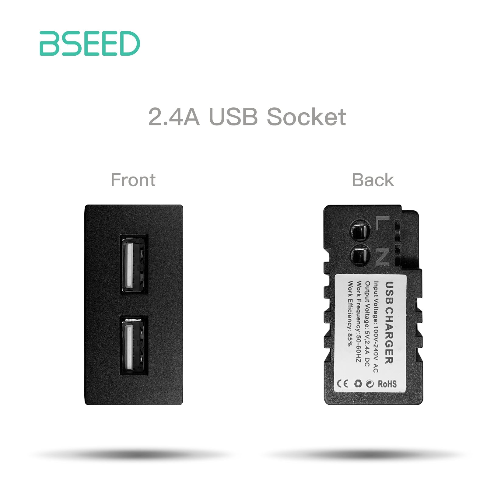 Usb Computer Socket USB PC CAT5 ST Wall Plug Socket Outlets Socket Frame DIY Parts Free Co ...
