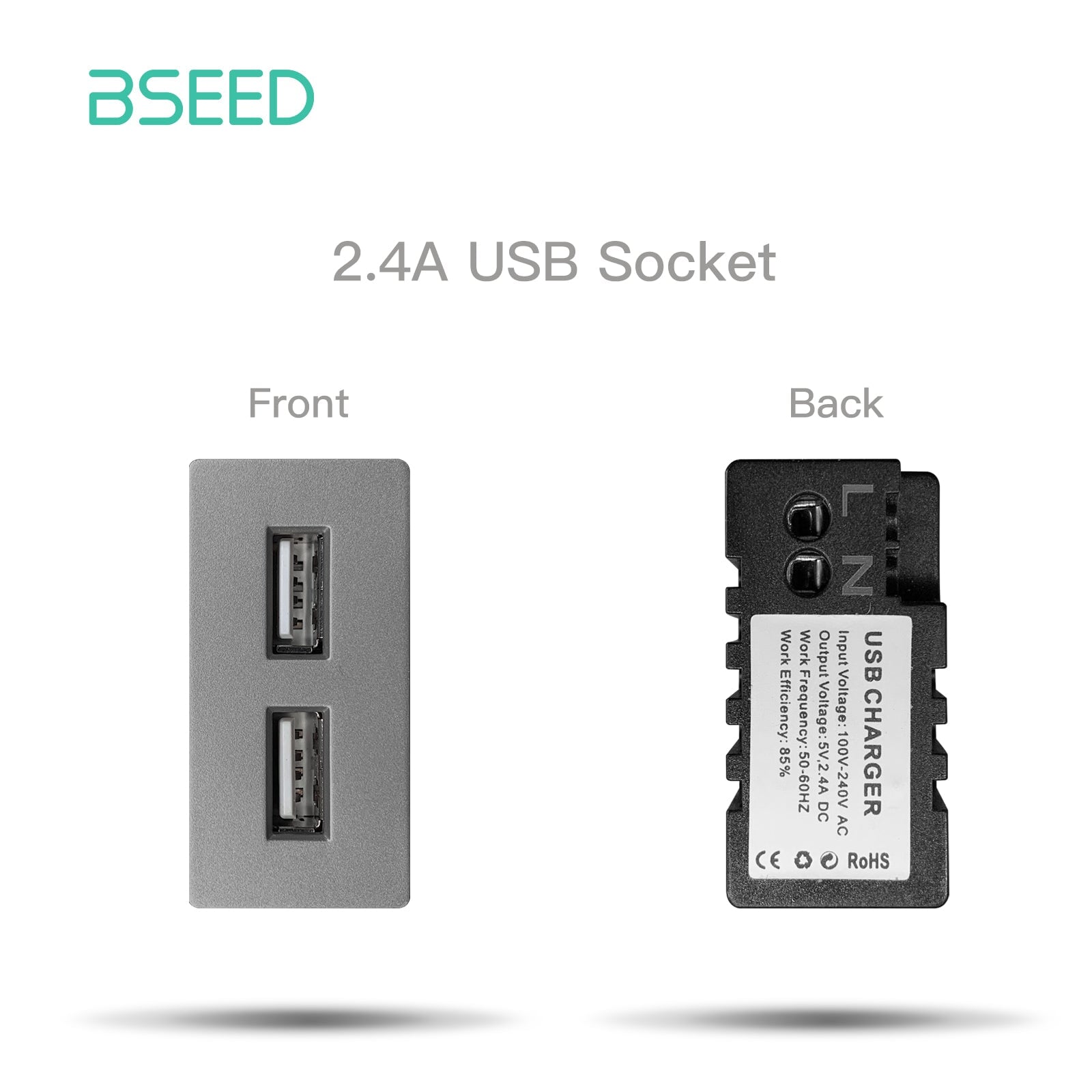 USB PC CAT5 ST Wall Plug Socket Outlets Socket Frame DIY Parts Free Co ...