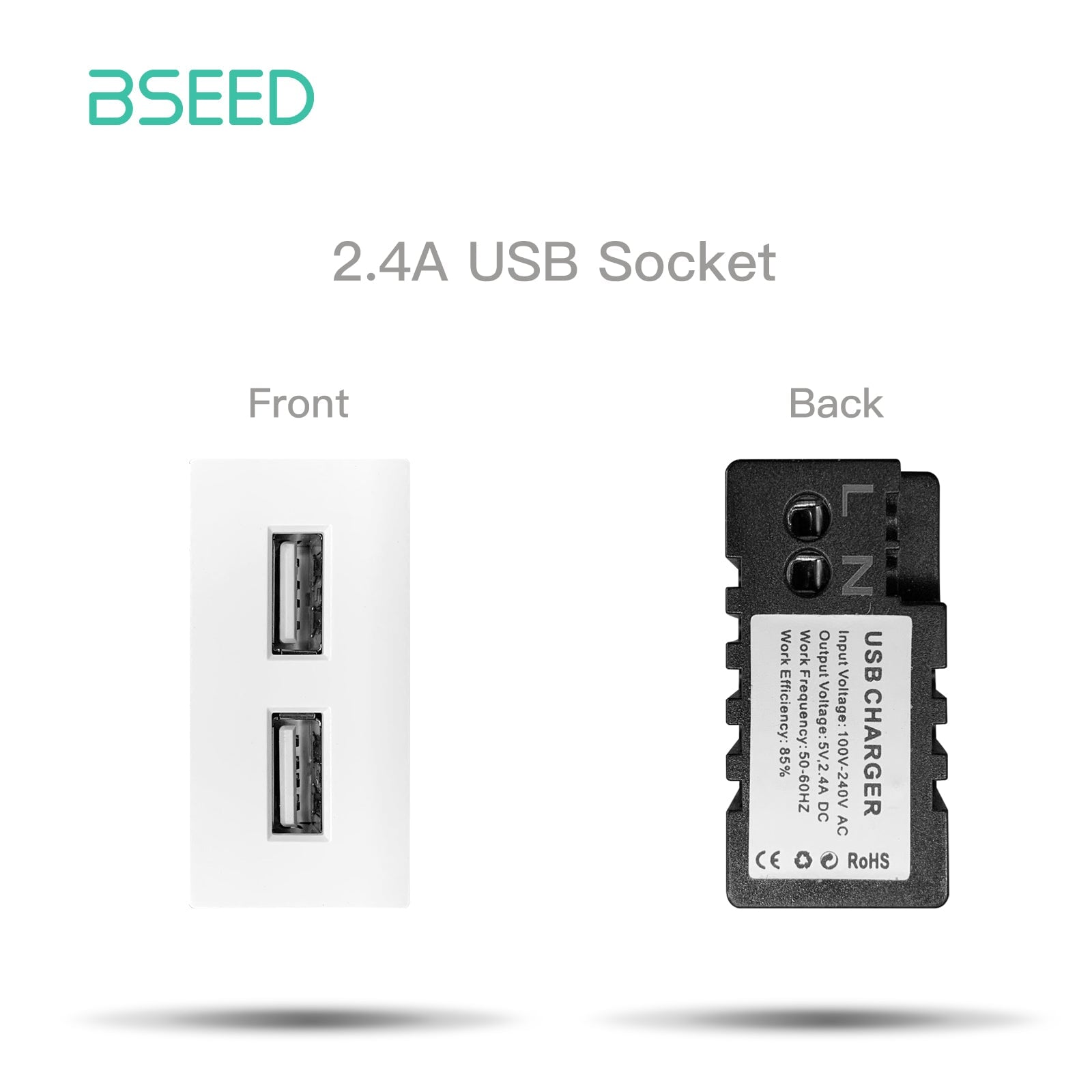 USB PC CAT5 ST Wall Plug Socket Outlets Socket Frame DIY Parts Free Co ...