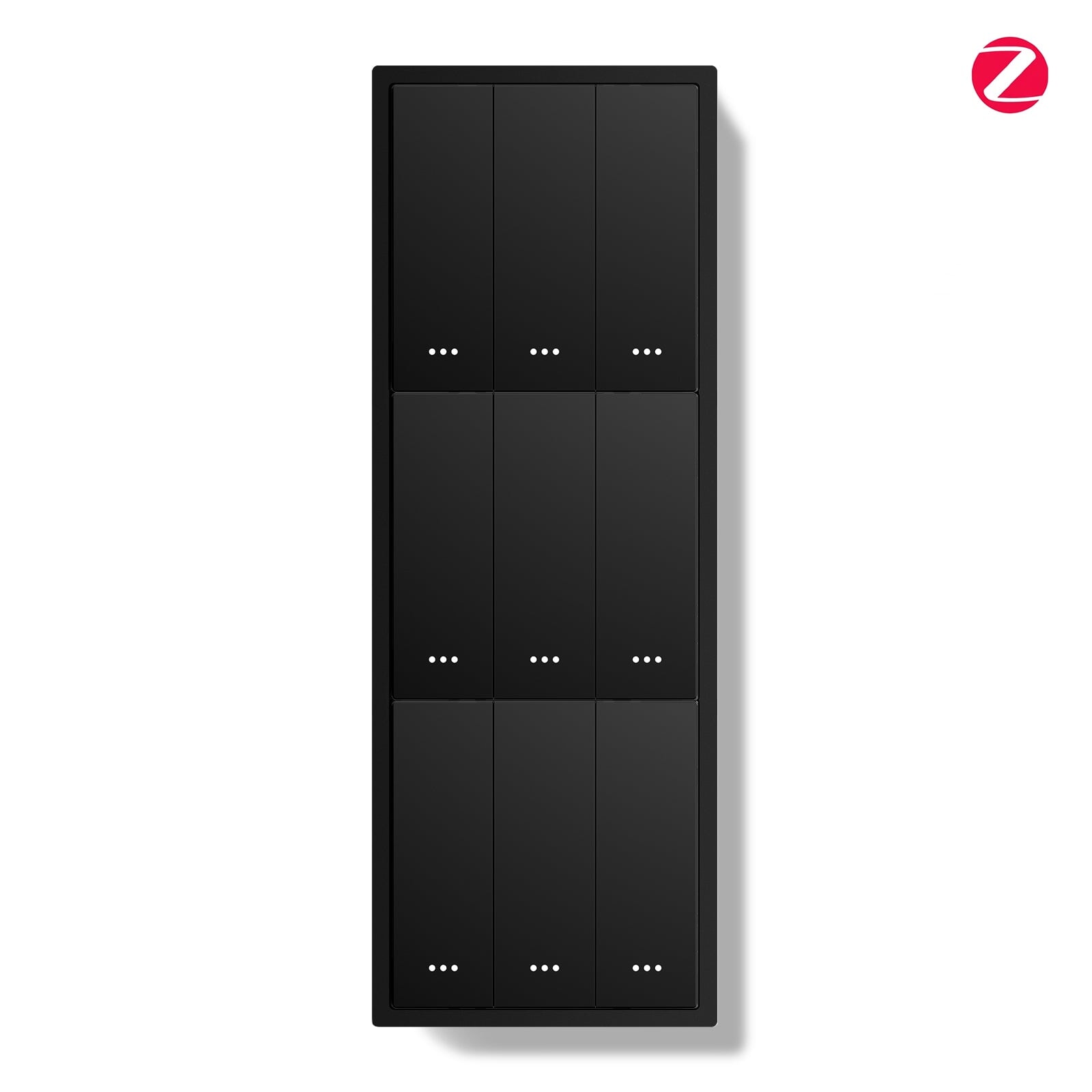 BSEED Gand Series Zigbee Light Switch (With Neutral) Recessed light switches Triple Switch Light Switches Bseedswitch Black 3 Gang 
