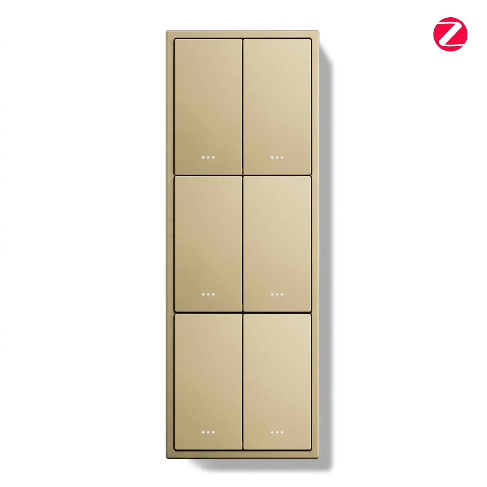 BSEED Gand Series Zigbee Light Switch (With Neutral) Recessed light switches Triple Switch Light Switches Bseedswitch Gold 2 Gang 