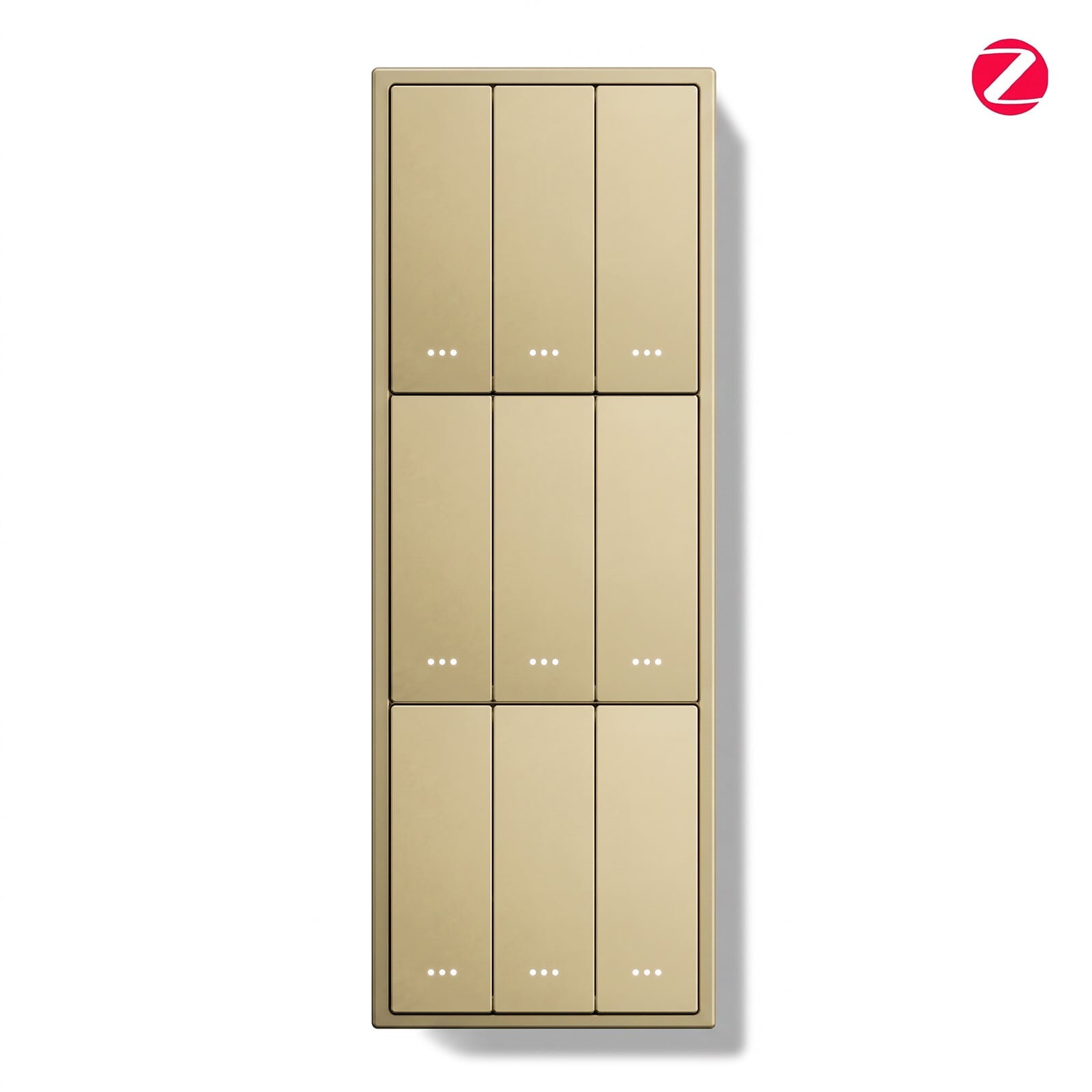 BSEED Gand Series Zigbee Light Switch (With Neutral) Recessed light switches Triple Switch Light Switches Bseedswitch Gold 3 Gang 