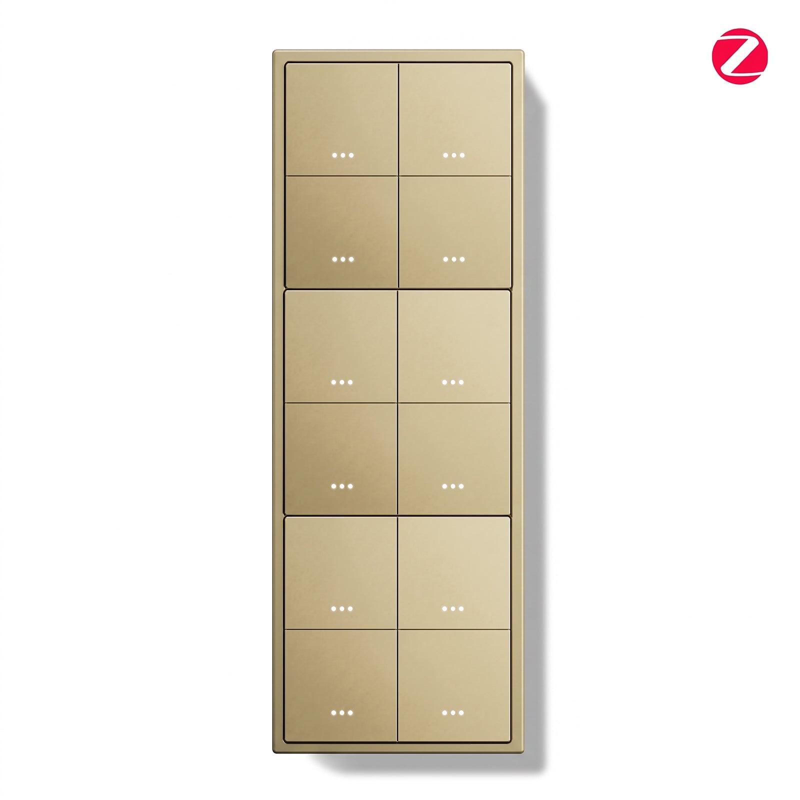 BSEED Gand Series Zigbee Light Switch (With Neutral) Recessed light switches Triple Switch Light Switches Bseedswitch Gold 4 Gang 