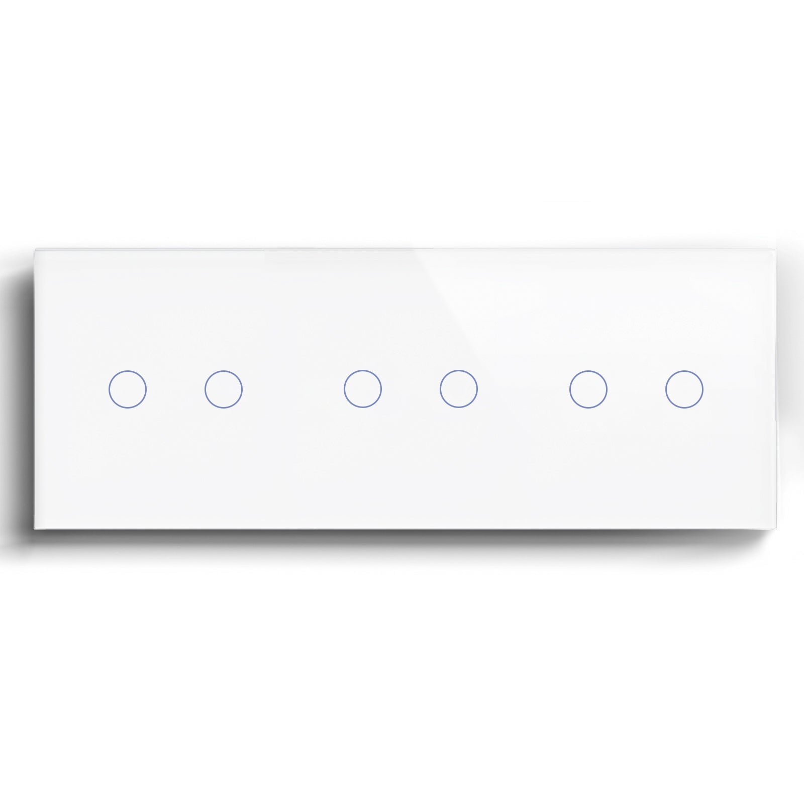 Bseed Smart WLAN Lichtschalter (mit Neutralleiter) Lichtschalter Bseedswitch Weiß 2 Fach + 2 Fach + 2 Fach 