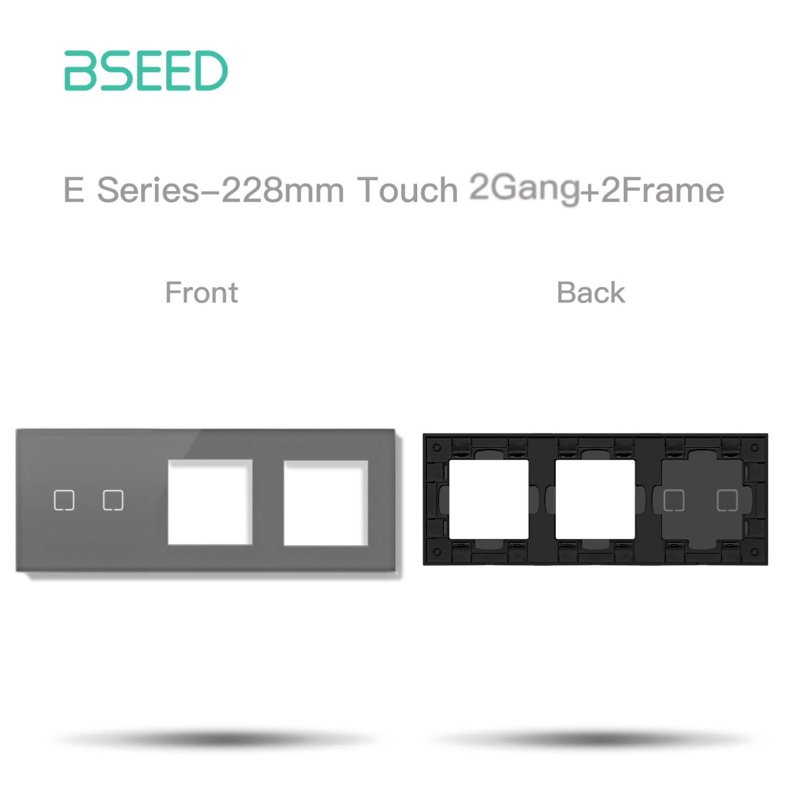 BSEED Echo Touch DIY Part Customized Free Combinations Glass Panels Light Switches Bseedswitch 