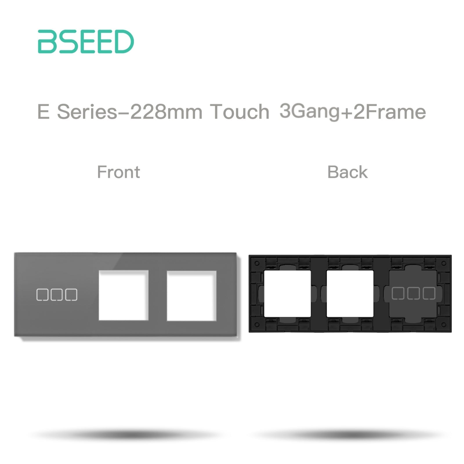 BSEED Echo Touch DIY Part Customized Free Combinations Glass Panels Light Switches Bseedswitch 