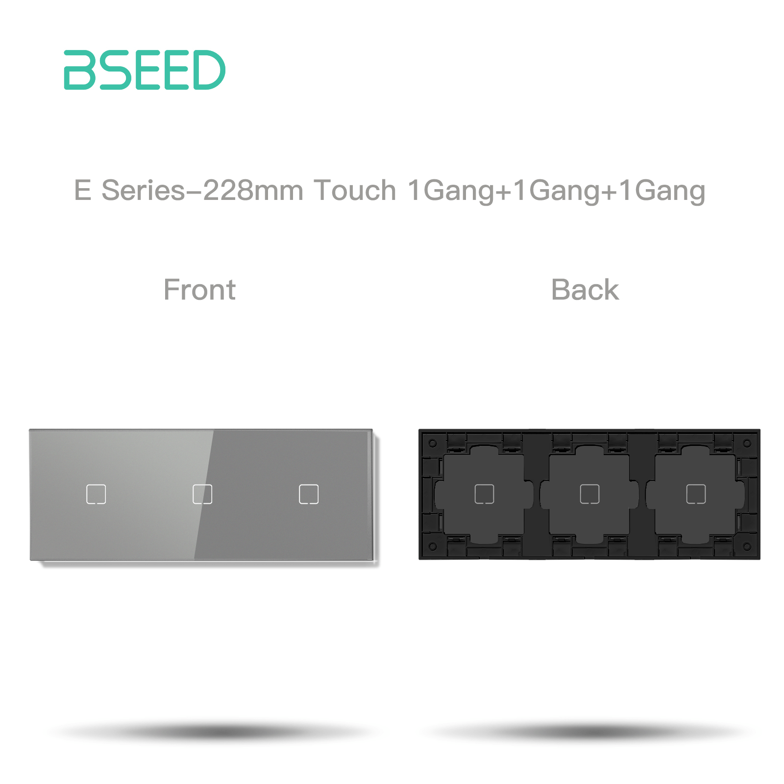 BSEED Echo Touch DIY Part Customized Free Combinations Glass Panels Light Switches Bseedswitch 
