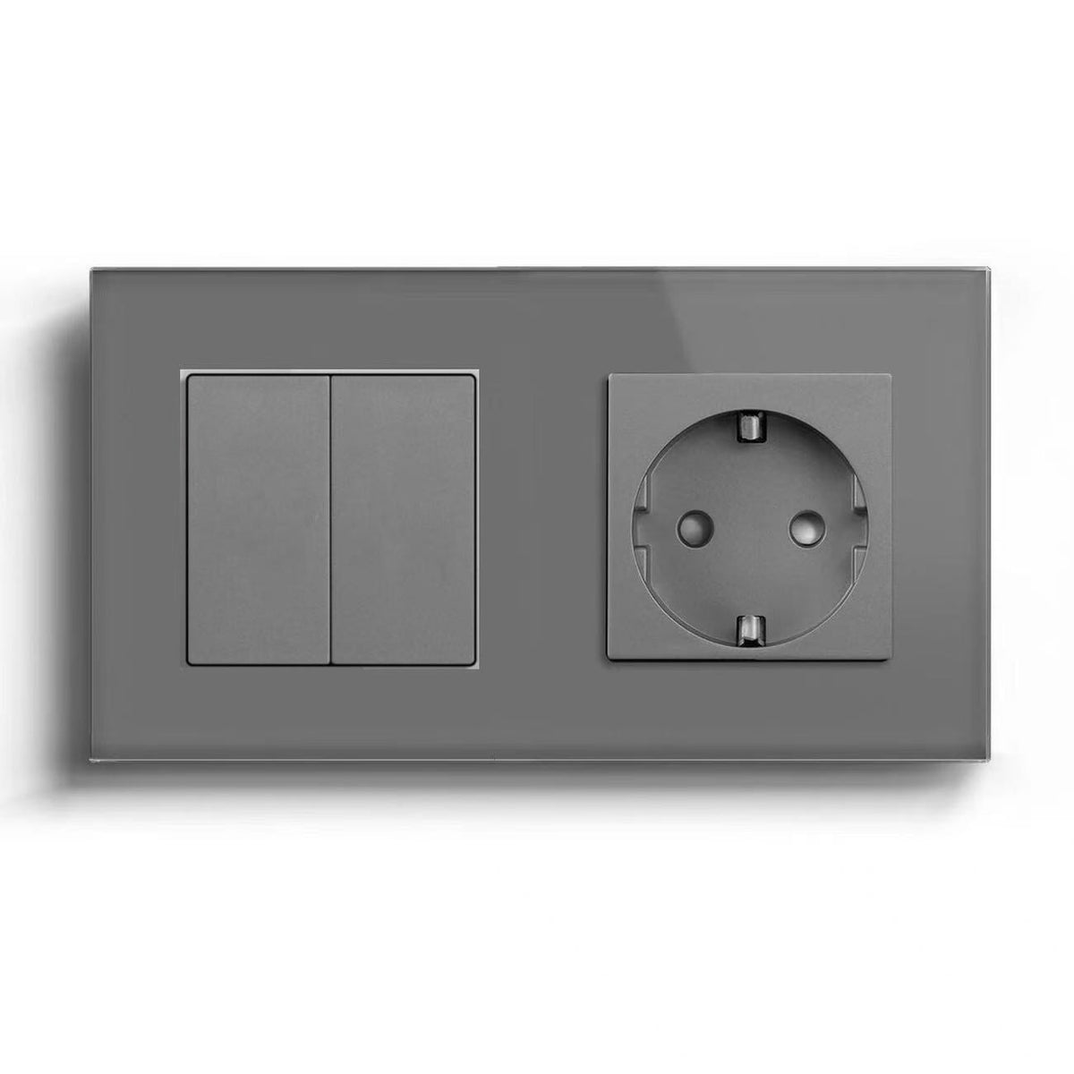 BSEED Product Customization Bseedswitch double blank key with eu socket 