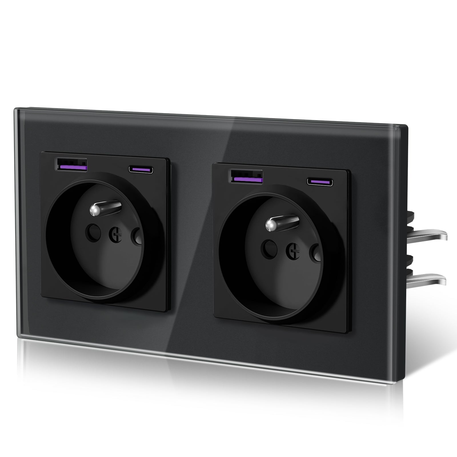 BSEED Heritage Series French Wall Socket with 20W USB-C with Claws Power Outlets & Sockets Bseedswitch 
