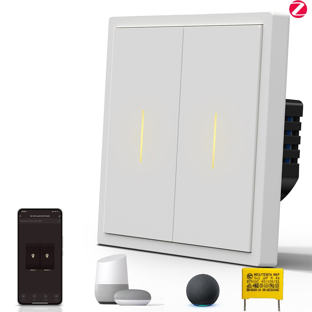 Interruptor Inteligente BSEED Serie Scale Zigbee (Sin Neutro) Interruptores de Luz Bseedswitch 