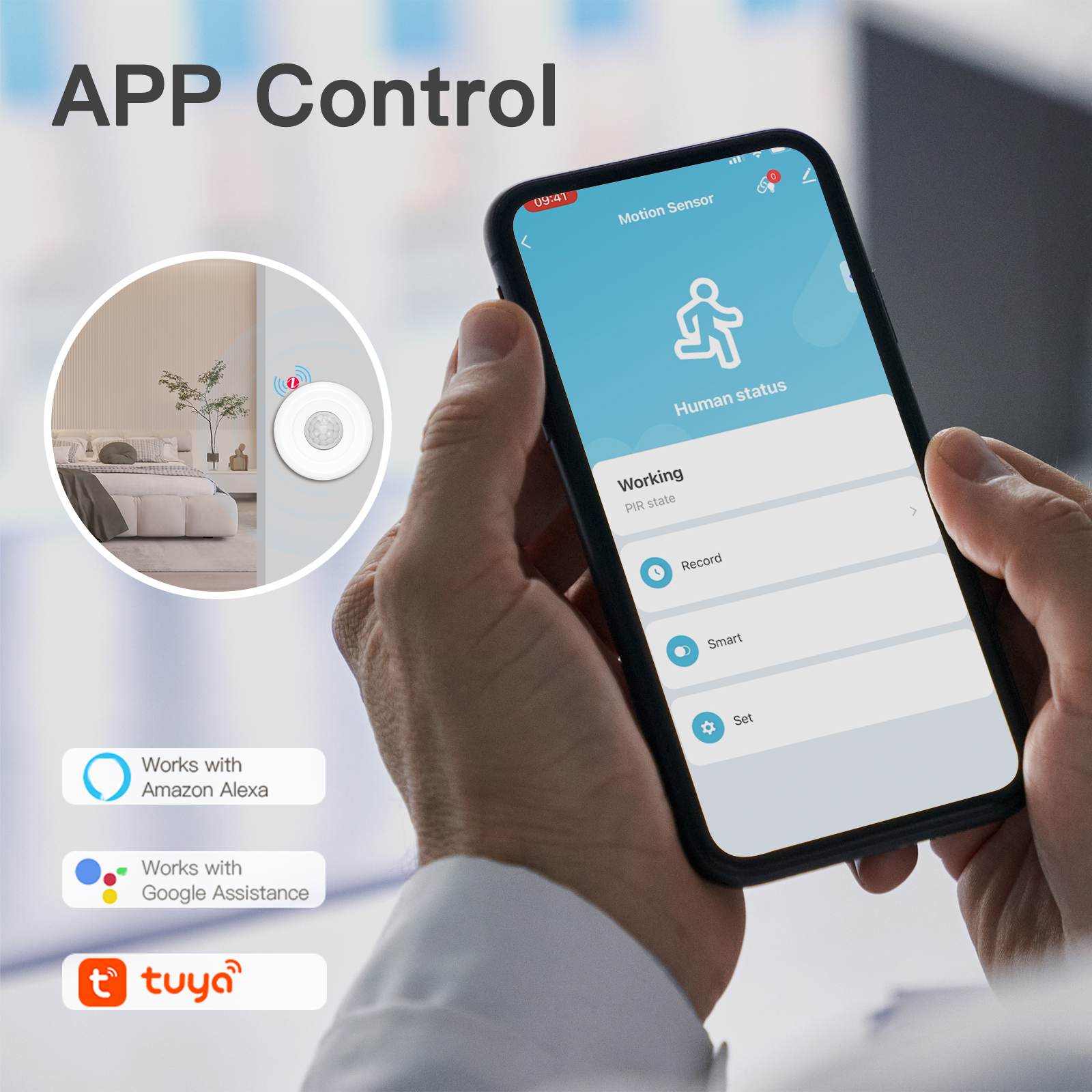 BSEED Smart Sensor Switch Wifi Sensor Switch Zigbe Sensor Switch Set Samrt Alarm sensor switch Bseed official 
