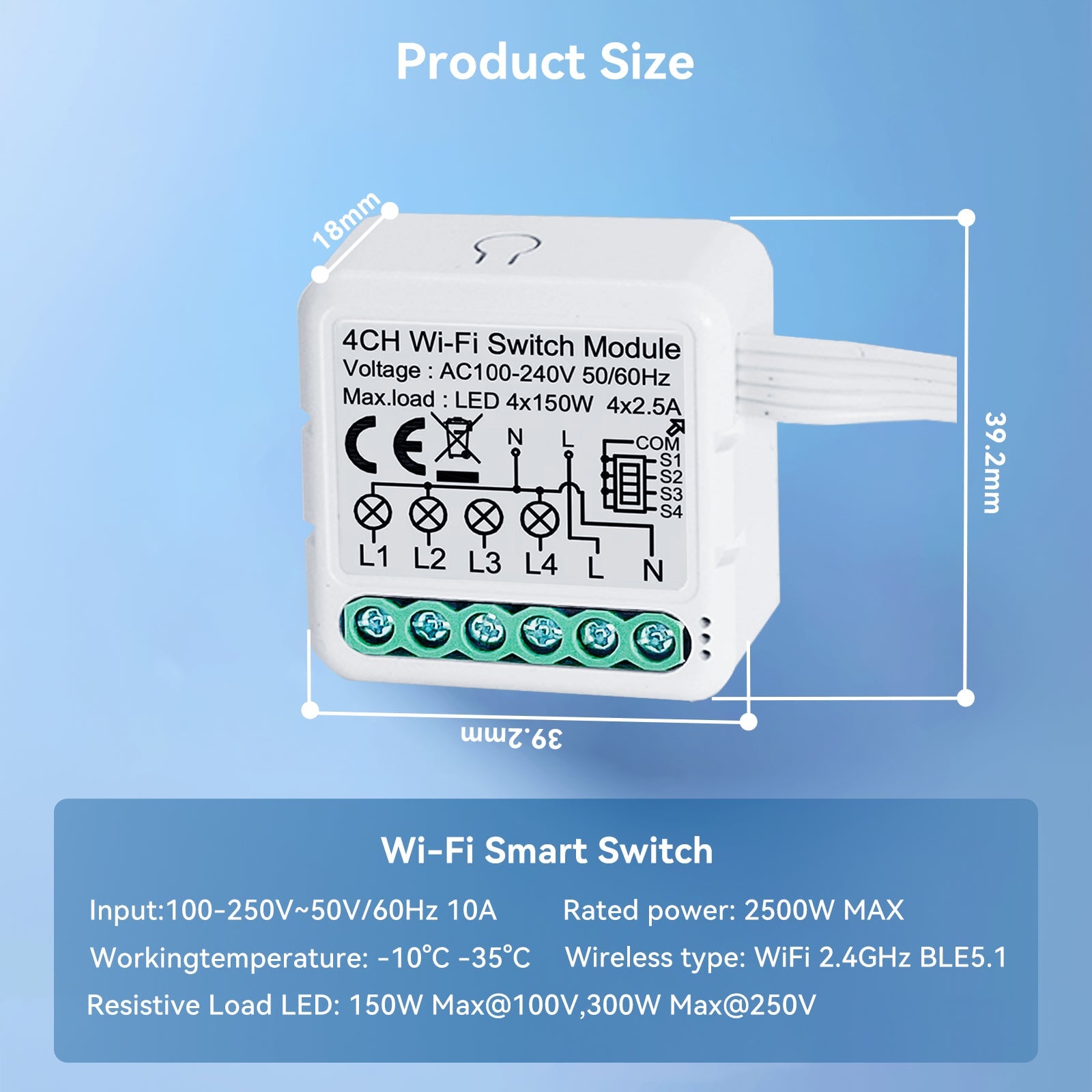 BSEED Smart wifi switch module wall 2Ch WiFi light switch module Light Switches Bseedswitch 