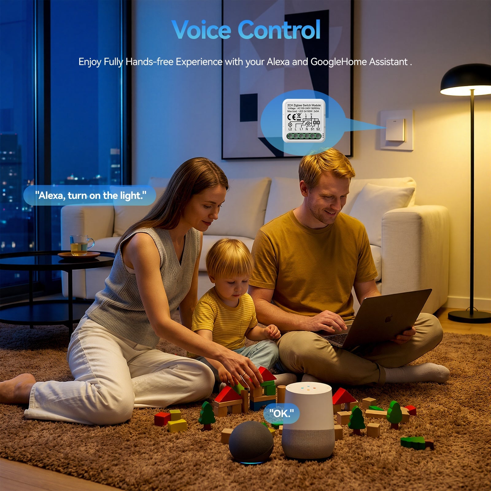 BSEED Smart Zigbee switch module wall Zigbee light switch module Work with Mechanical Switch Light Switches Bseedswitch 