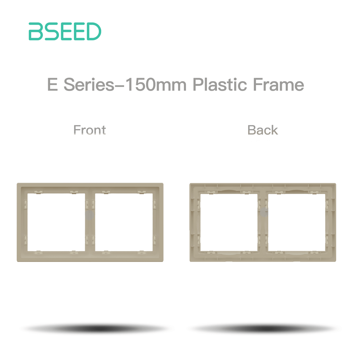 Grand Series DIY Part Customized free combinations Plastic Panels Cashmere color Power Outlets & Sockets Bseedswitch 2 Slot Panel 